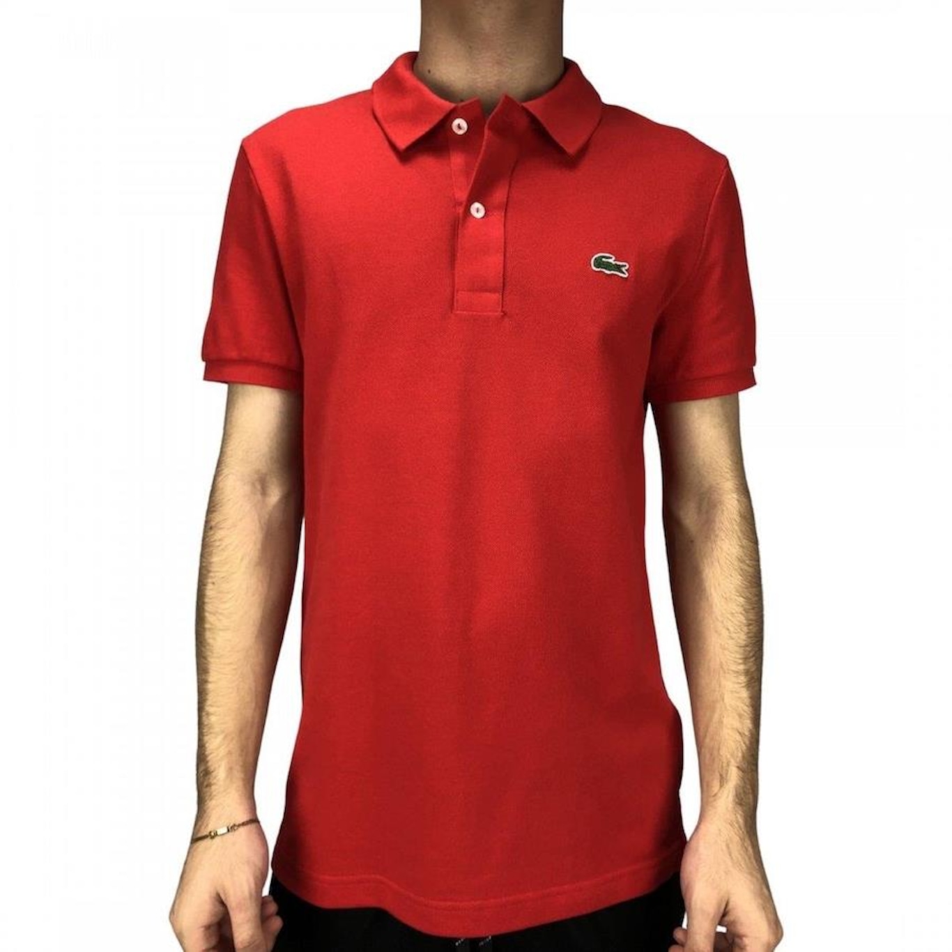 Camisa Polo Lacoste Básica - Masculina - Foto 2