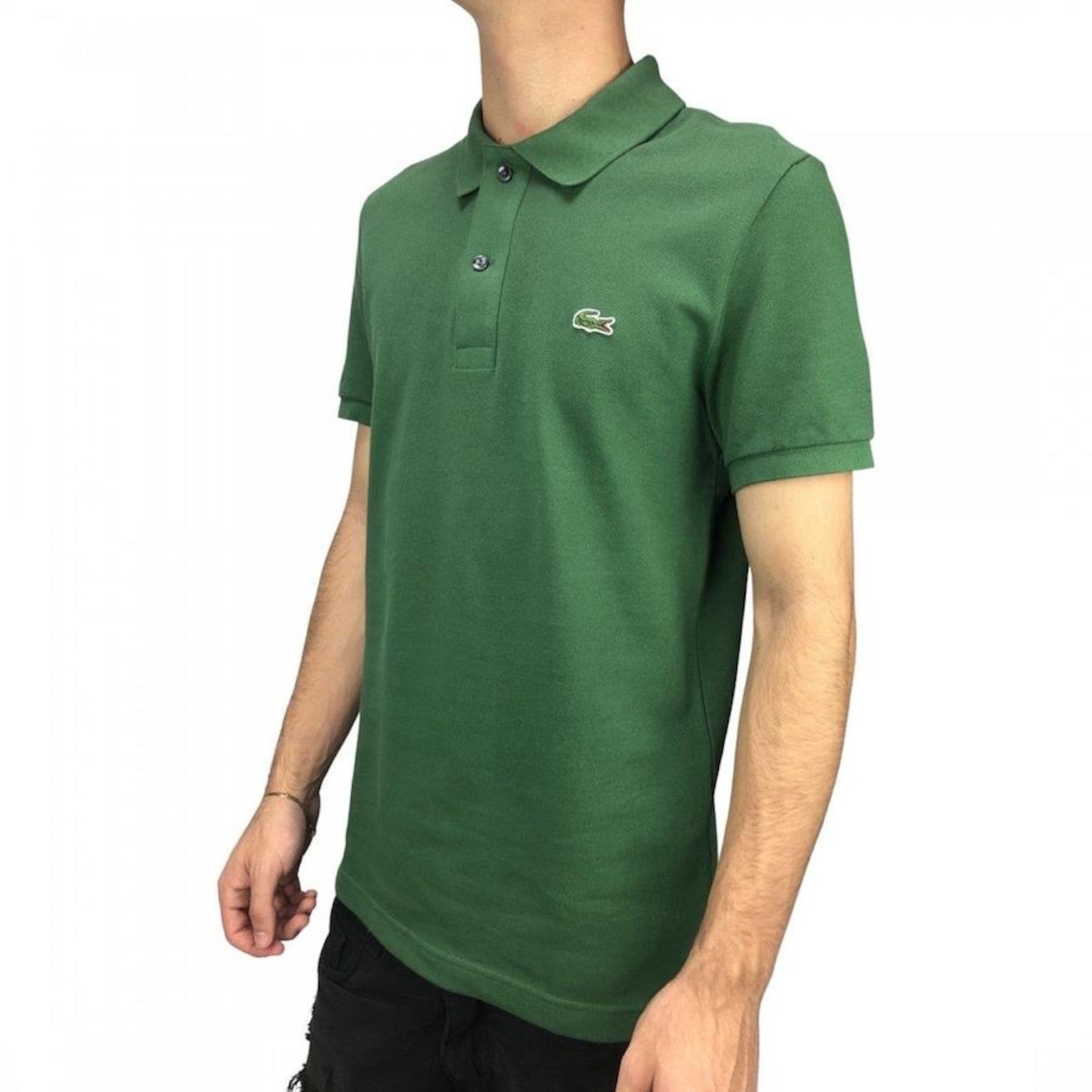 Camisa Polo Lacoste Básica - Masculina - Foto 2