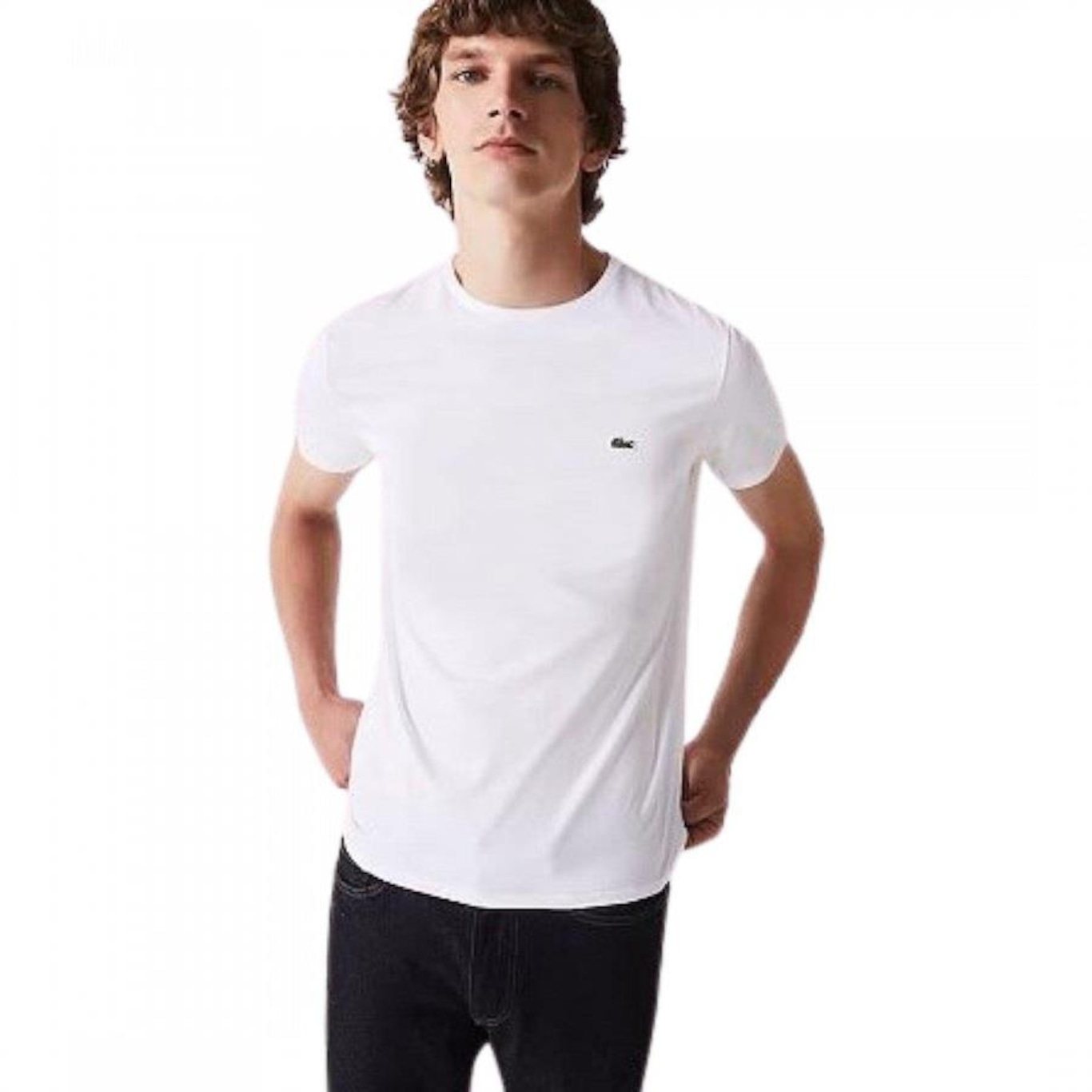 Camiseta Lacoste Básica - Masculina - Foto 1