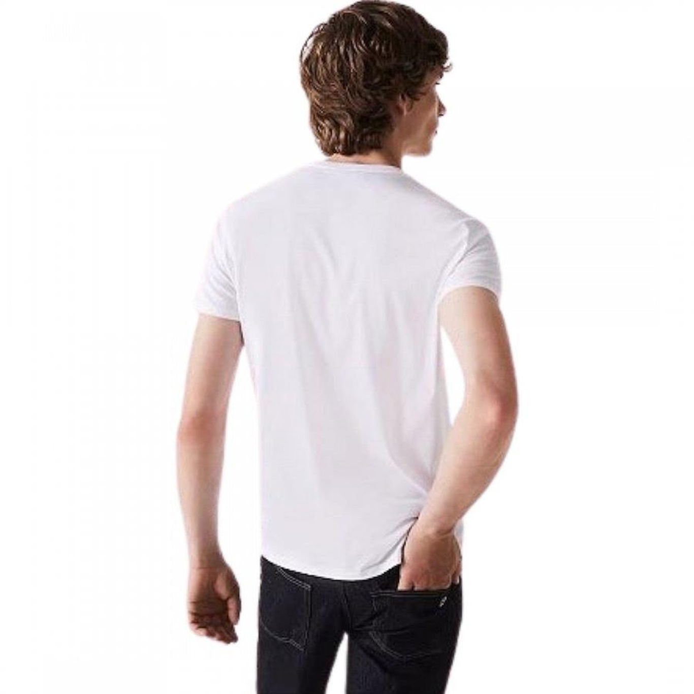 Camiseta Lacoste Básica - Masculina - Foto 3