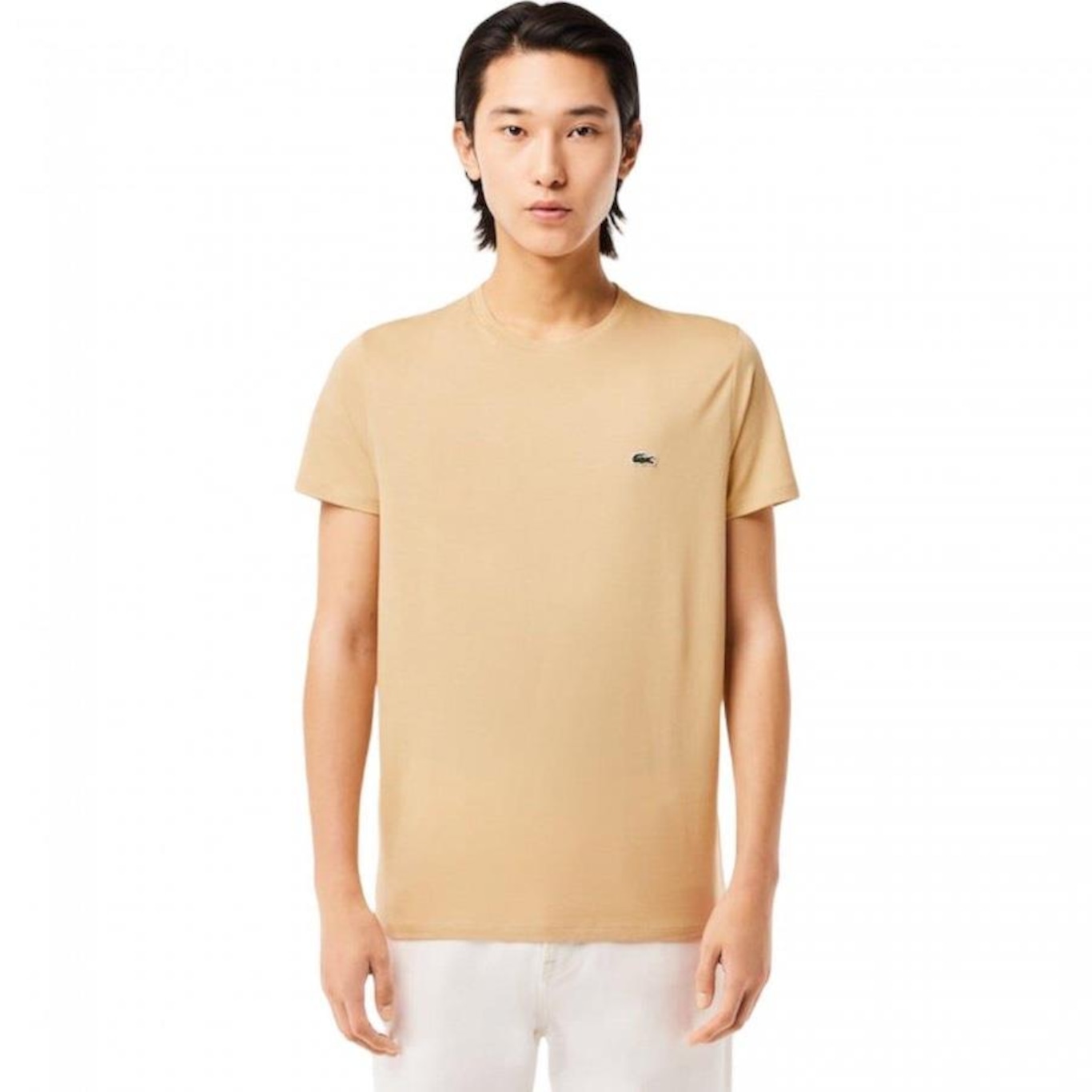 Camiseta Lacoste Básica - Masculina - Foto 1