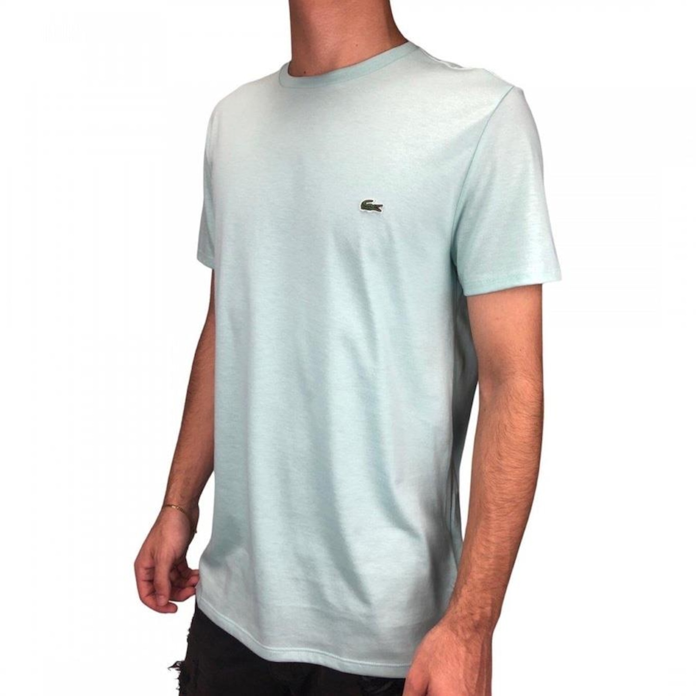 Camiseta Lacoste Básica - Masculina - Foto 1