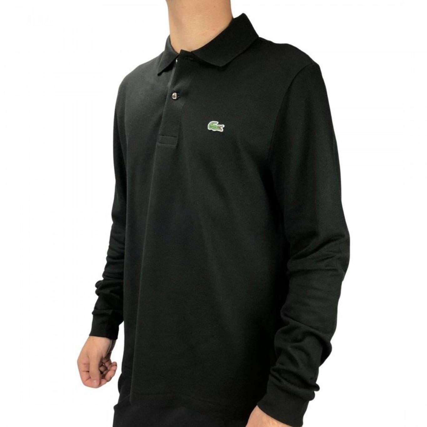 Camisa Polo Manga Longa Lacoste Best - Masculina - Foto 2