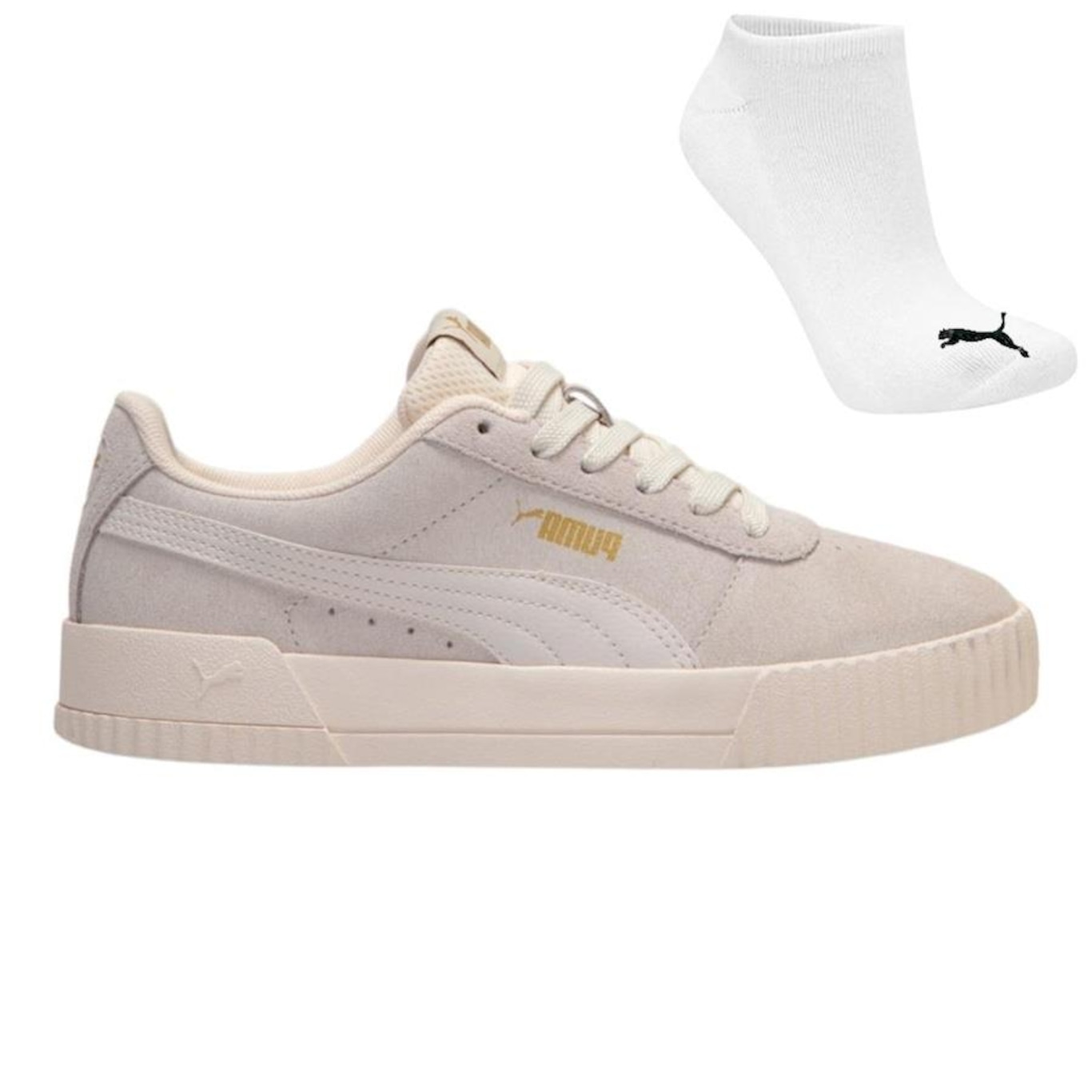 Tênis PUMA CARINA BDP + MEIA - FEMININO - Foto 1