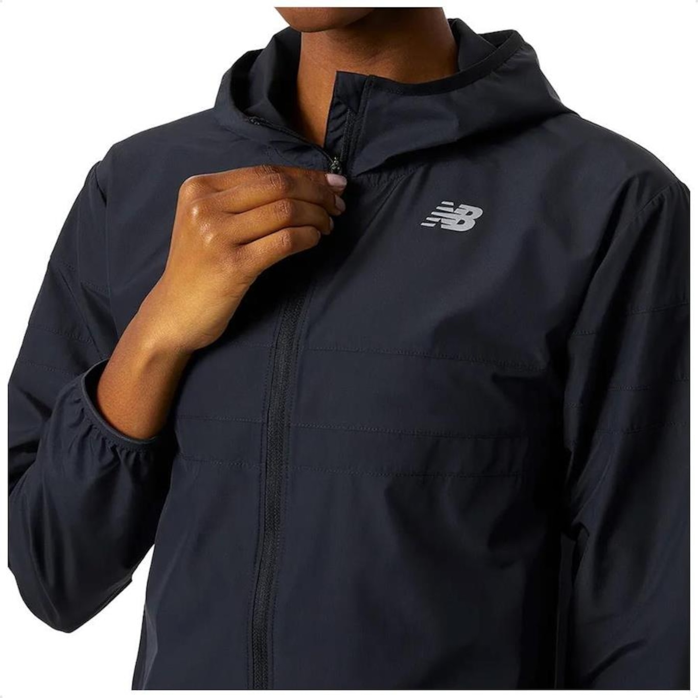 Jaqueta New Balance Corta Vento Windbreak Feminina - Foto 3