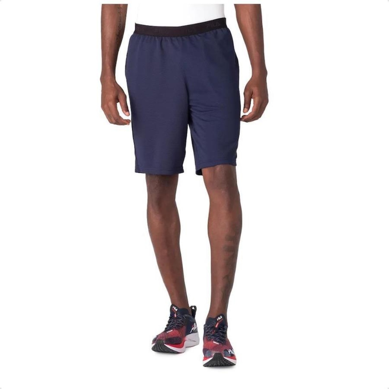 Bermuda Fila Trace Elastic - Masculina - Foto 1