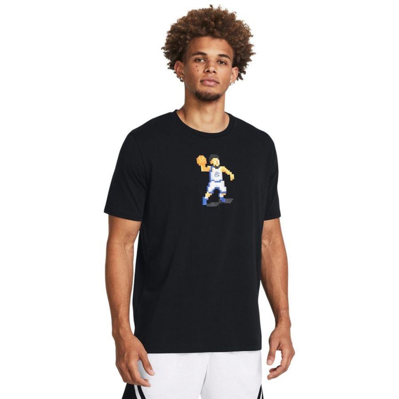 Camiseta Masculina Under Armour Curry Range Heavyweight - Under Armour - Masculino - Foto 1