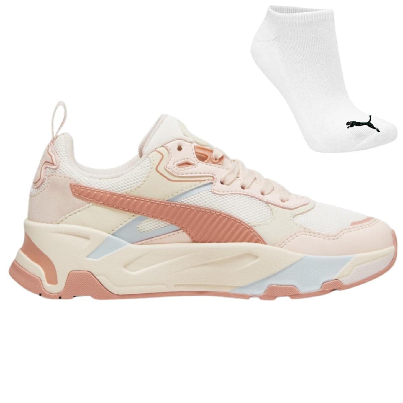 Tênis Puma Trinity + Par de Meia - Feminino - Foto 1