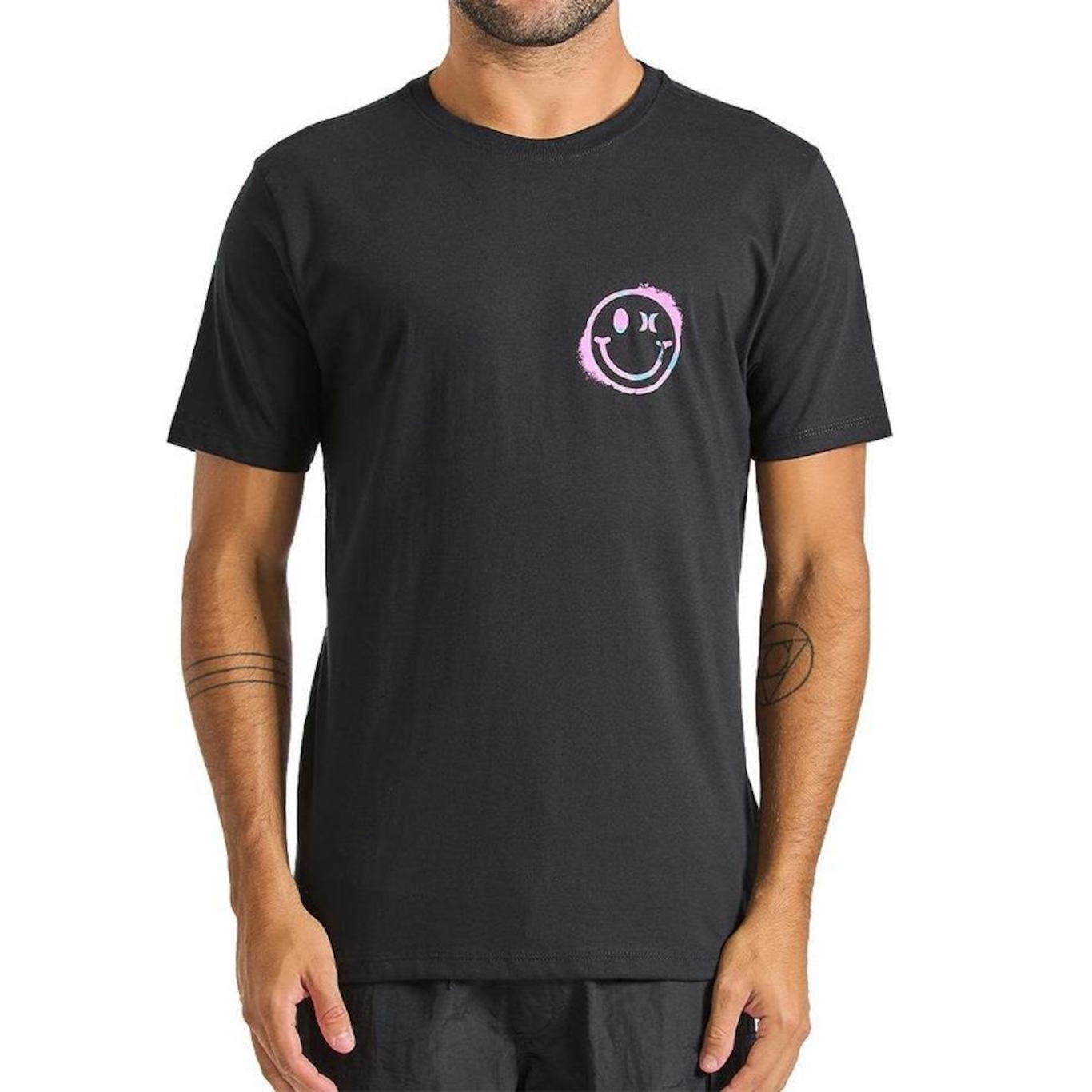 Camiseta Hurley Dirty Smile - Masculina - Foto 1