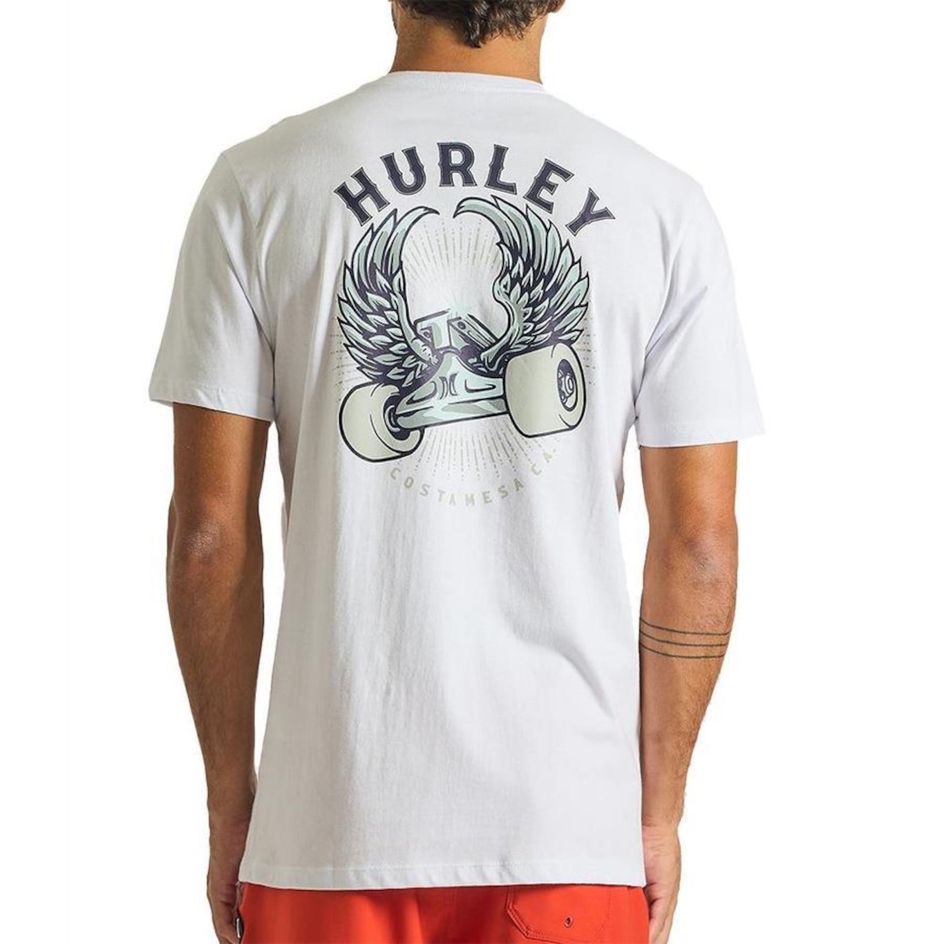 Camiseta Hurley Hard Wings - Masculina - Foto 2