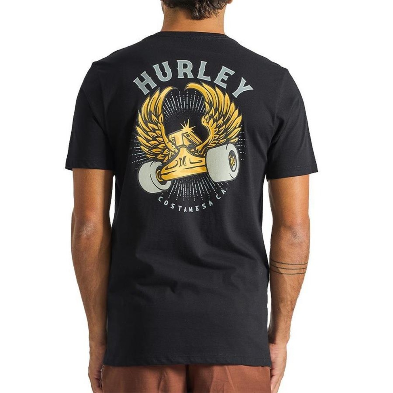 Camiseta Hurley Hard Wings - Masculina - Foto 2