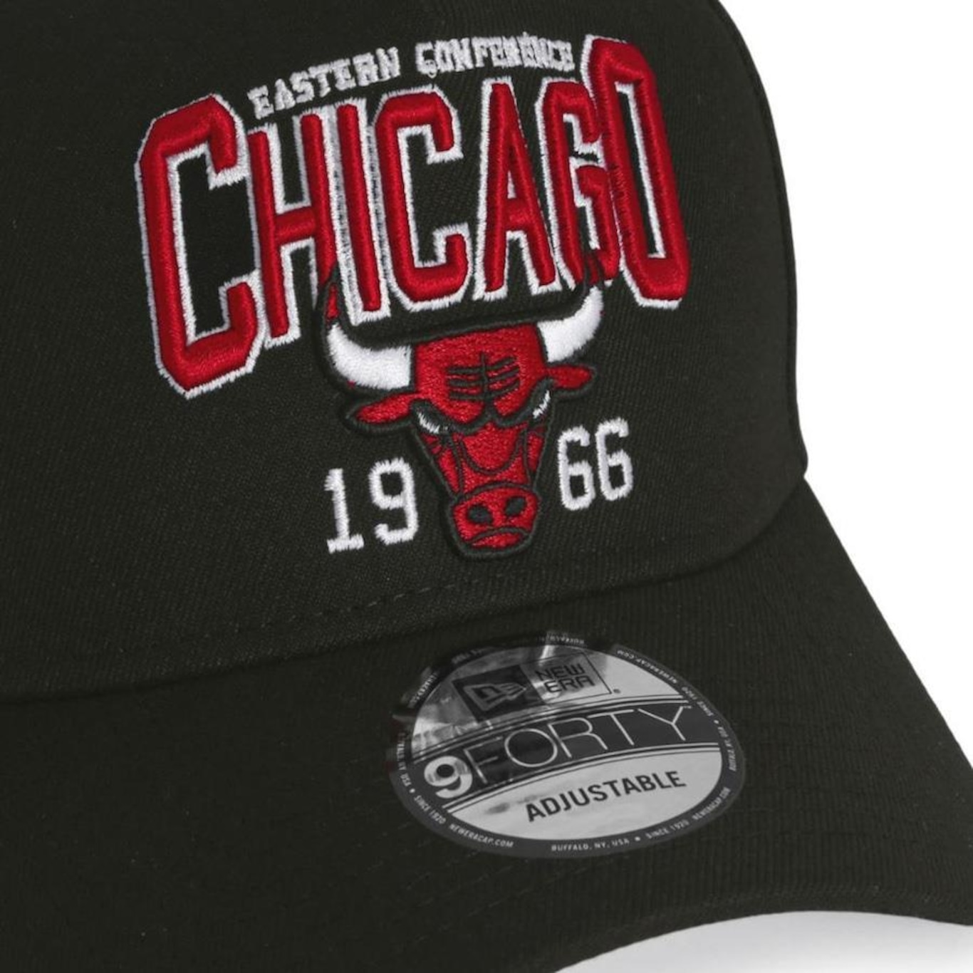 Boné Aba Curva New Era 9Forty A-Frame Nba Sport Chicago Bulls - Snapback - Adulto - Foto 3