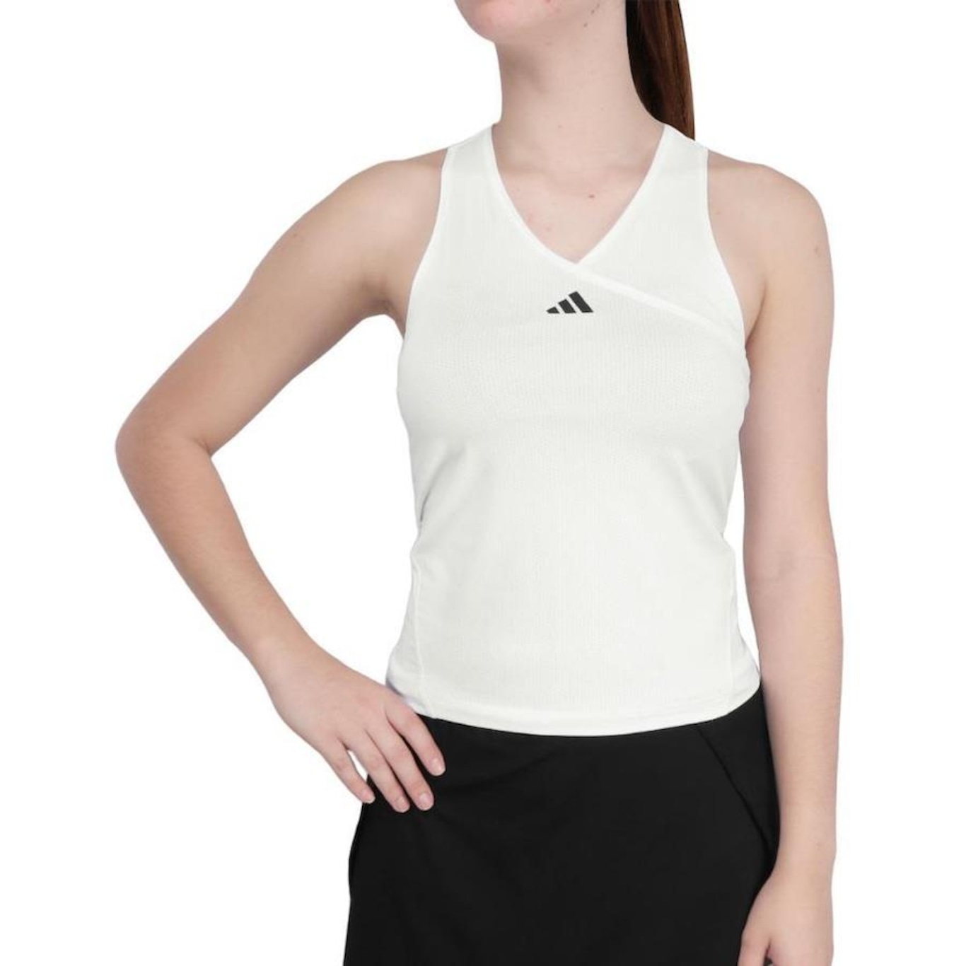 Regata adidas Club Tennis V-Neck - Feminina - Foto 1