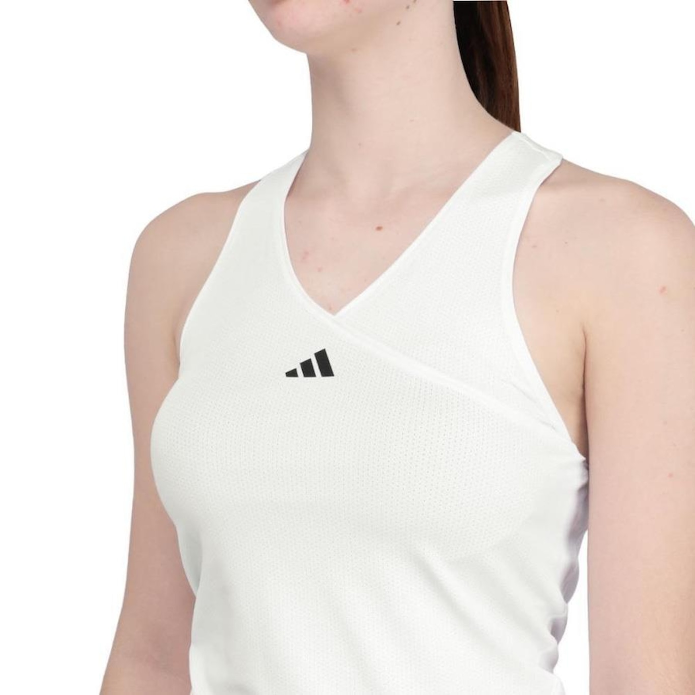 Regata adidas Club Tennis V-Neck - Feminina - Foto 3