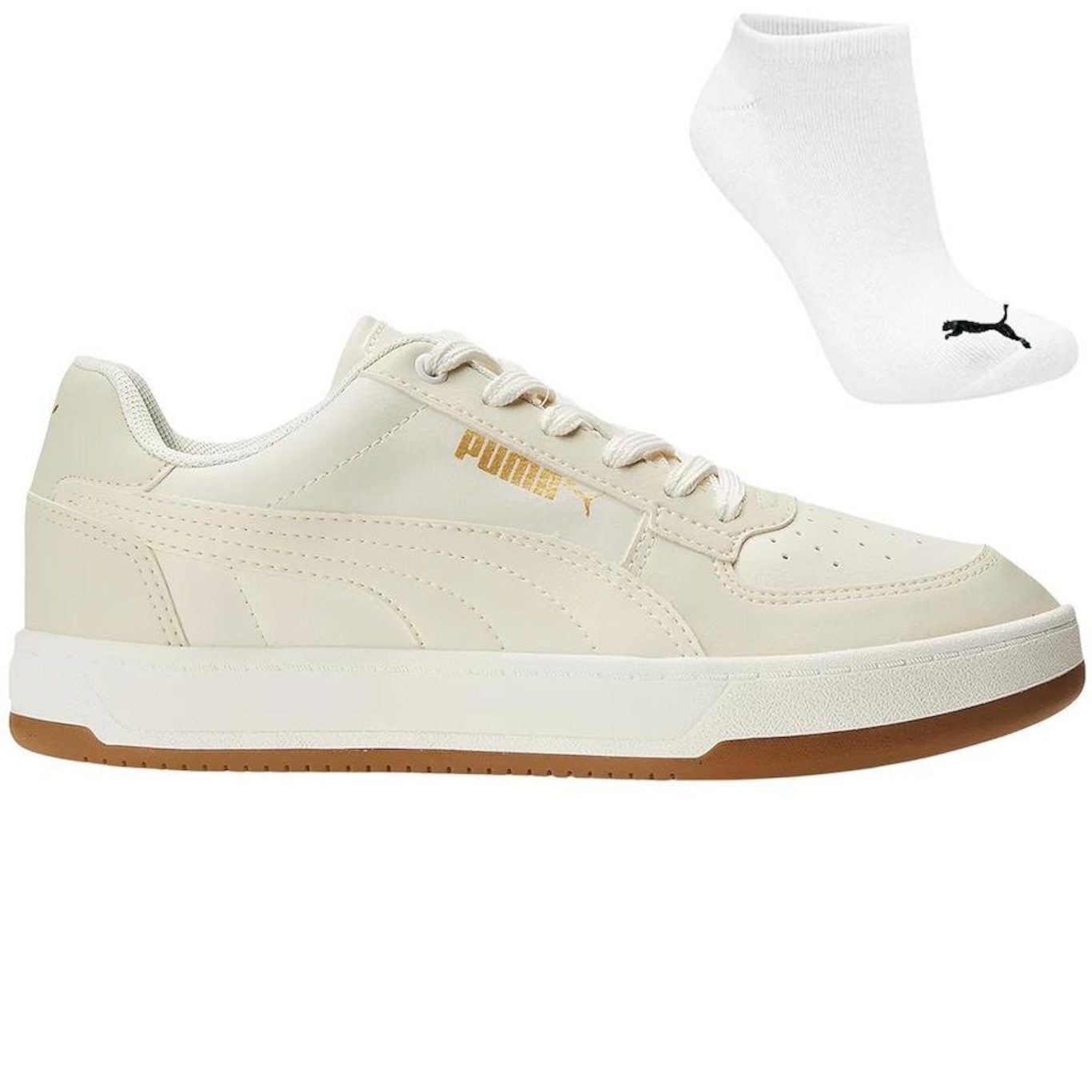 Tênis Puma Caven 2.0 Wns Bdp + Meia - Feminino - Foto 1