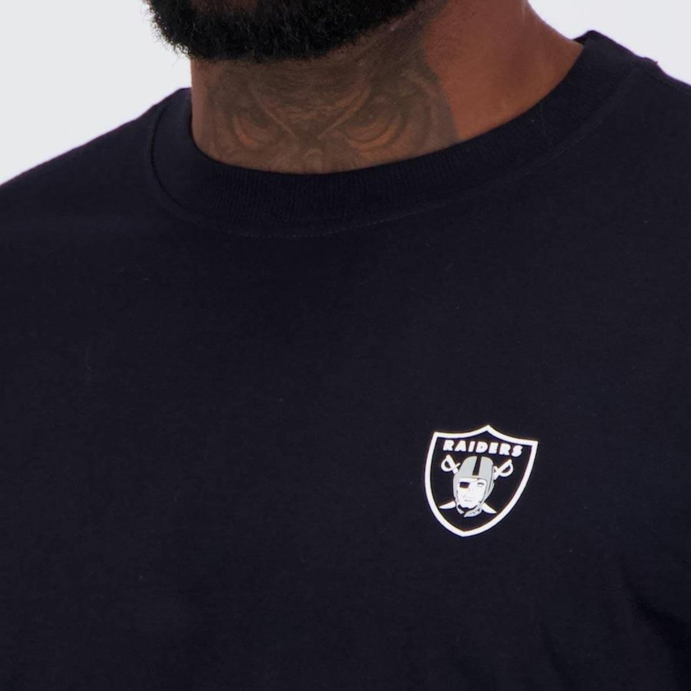 Camiseta New Era Nfl Las Vegas Raiders Basic - Masculina - Foto 5