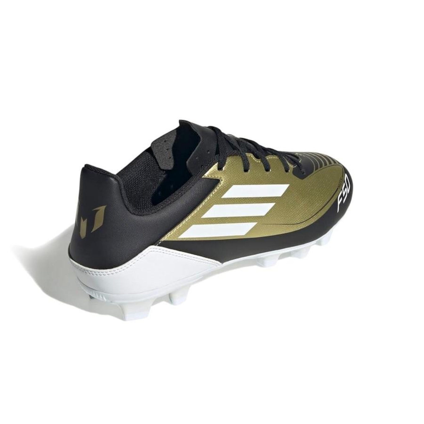 Chuteira de Campo adidas F50 Club Messi + Meião adidas Milano 23 - Adulto - Foto 5