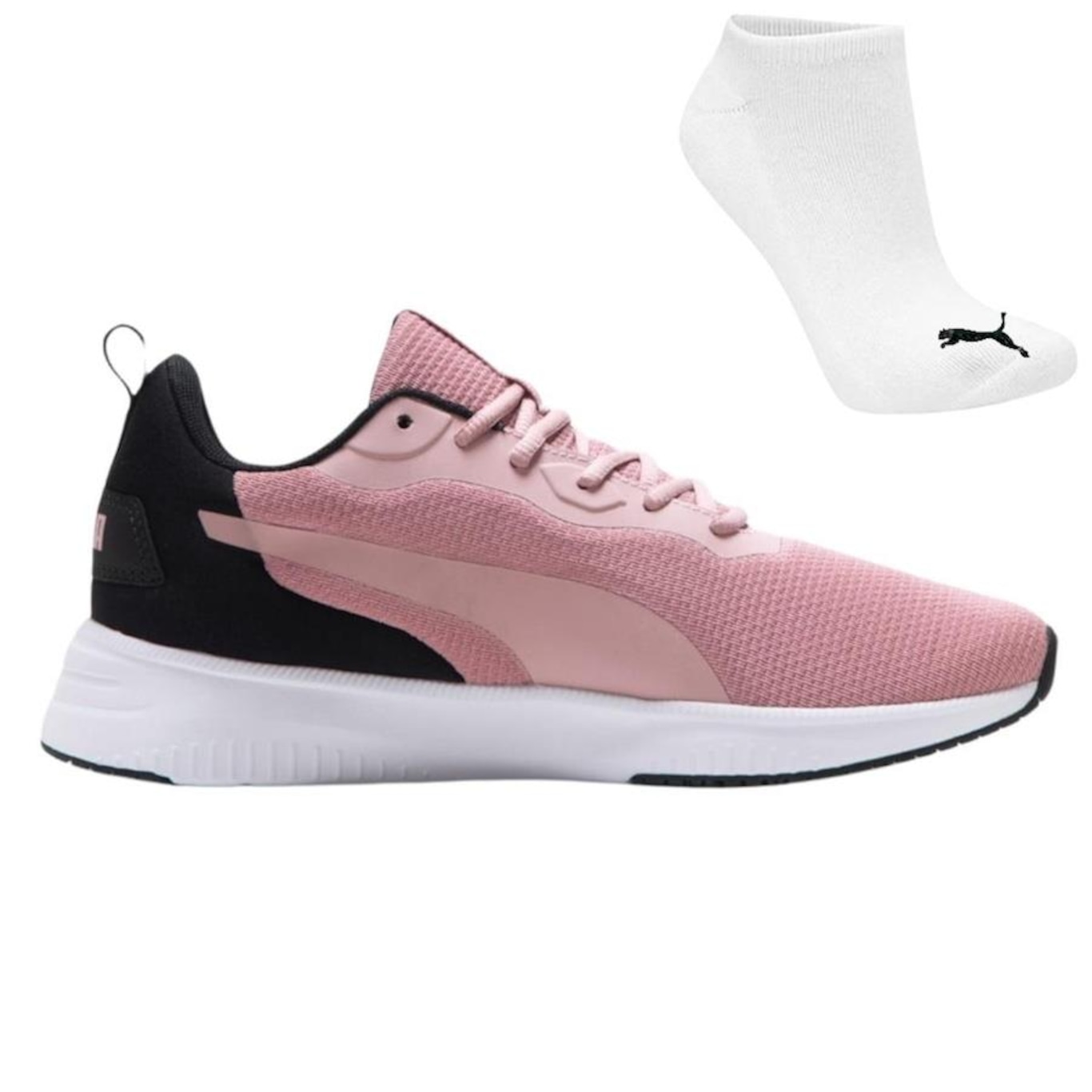 Kit Tênis Puma Flyer Flex Wns Bdp - Feminino + Meia - Foto 1