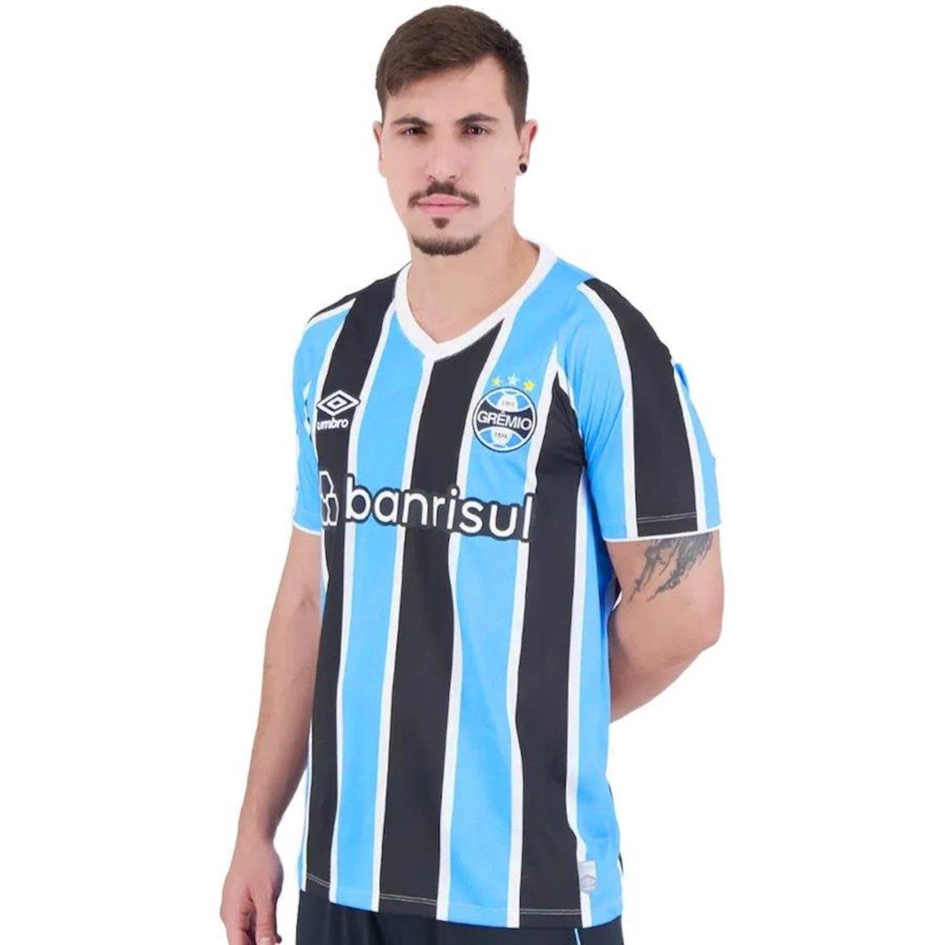 Camisa do Grêmio 1 2024 Umbro Oficial Torcedor - Masculina - Foto 1