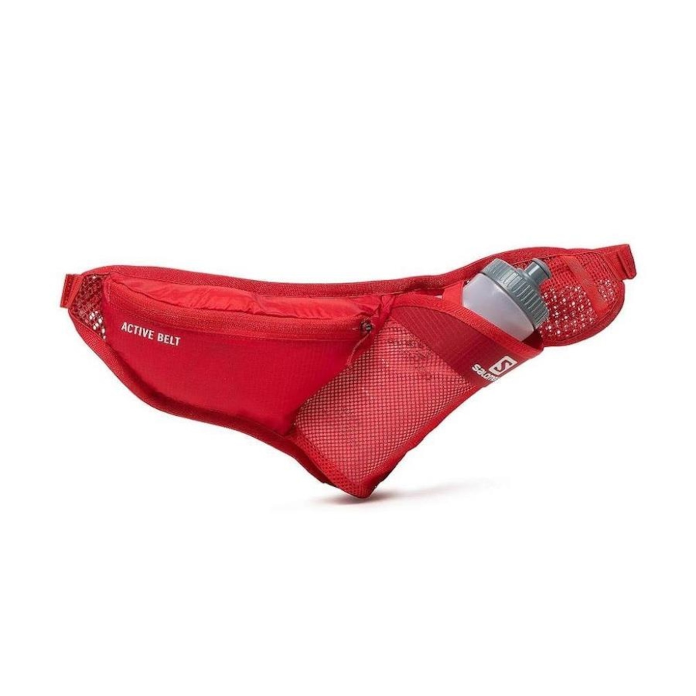 Cinto de Hidratação Salomon Active Belt com Garrafa Vermelho - Foto 4