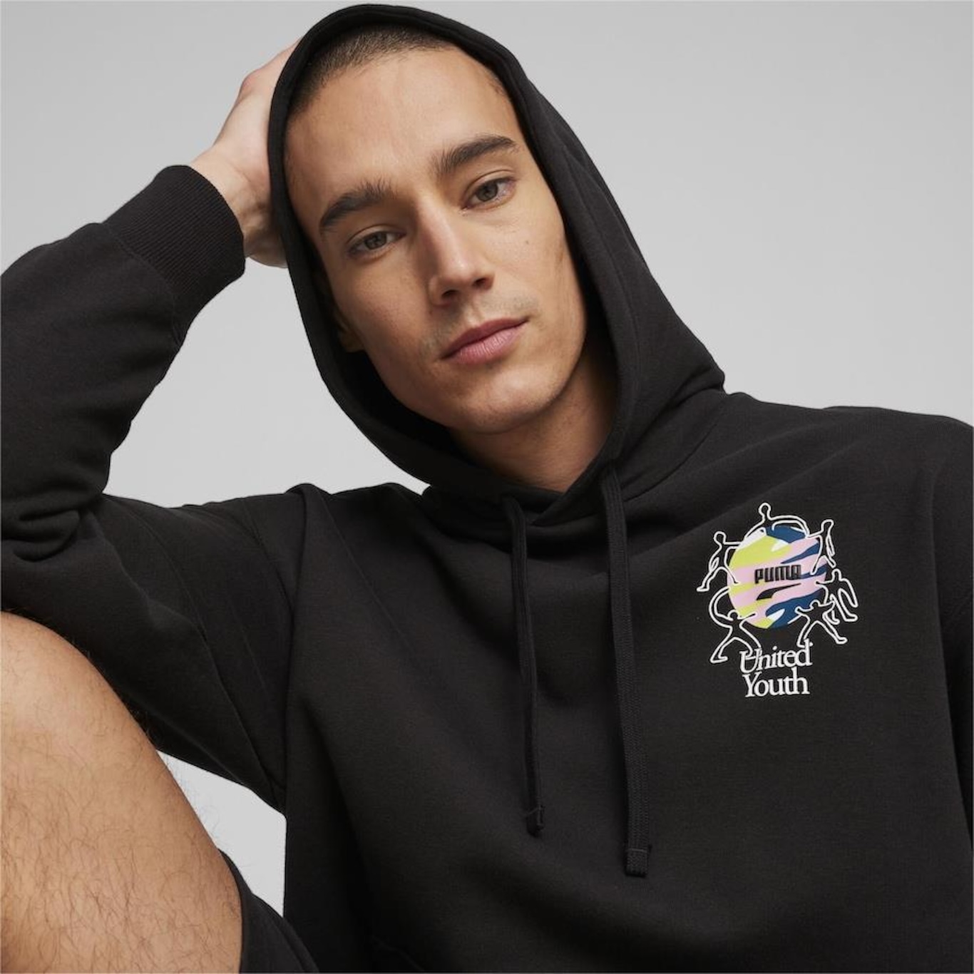 Blusão de Moletom Puma Downtown Graphic - Masculino - Foto 5