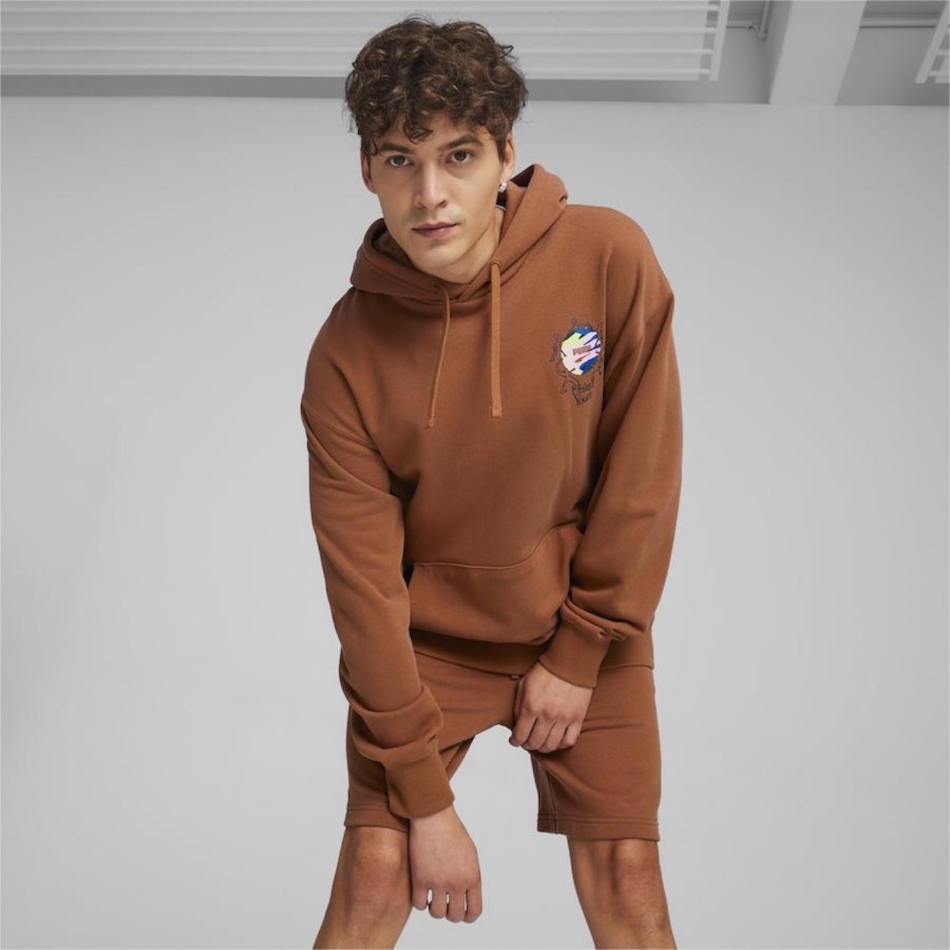 Blusão de Moletom Puma Downtown Graphic - Masculino - Foto 3