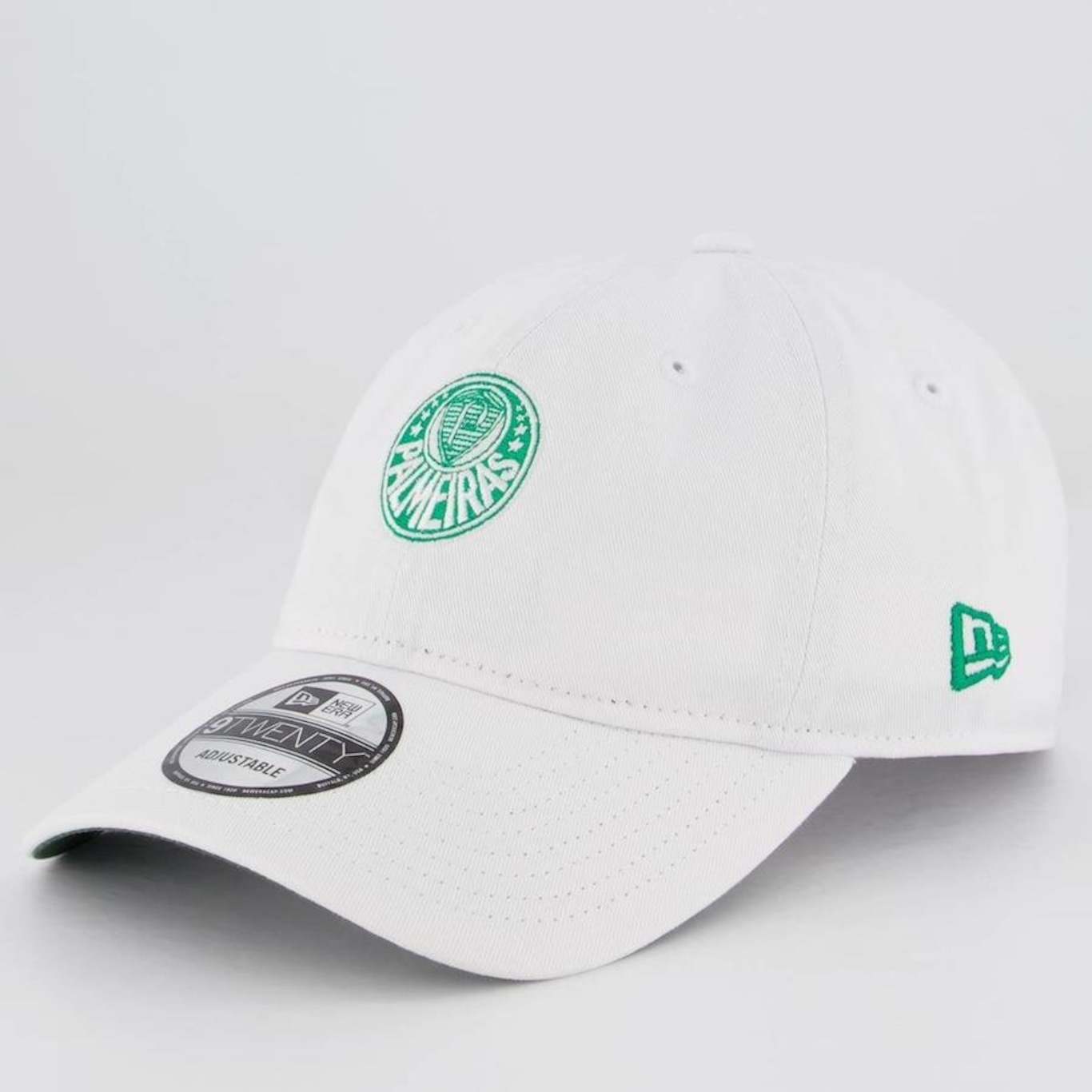 Boné Aba Curva do Palmeiras New Era 920 - Strapback - Adulto - Foto 1