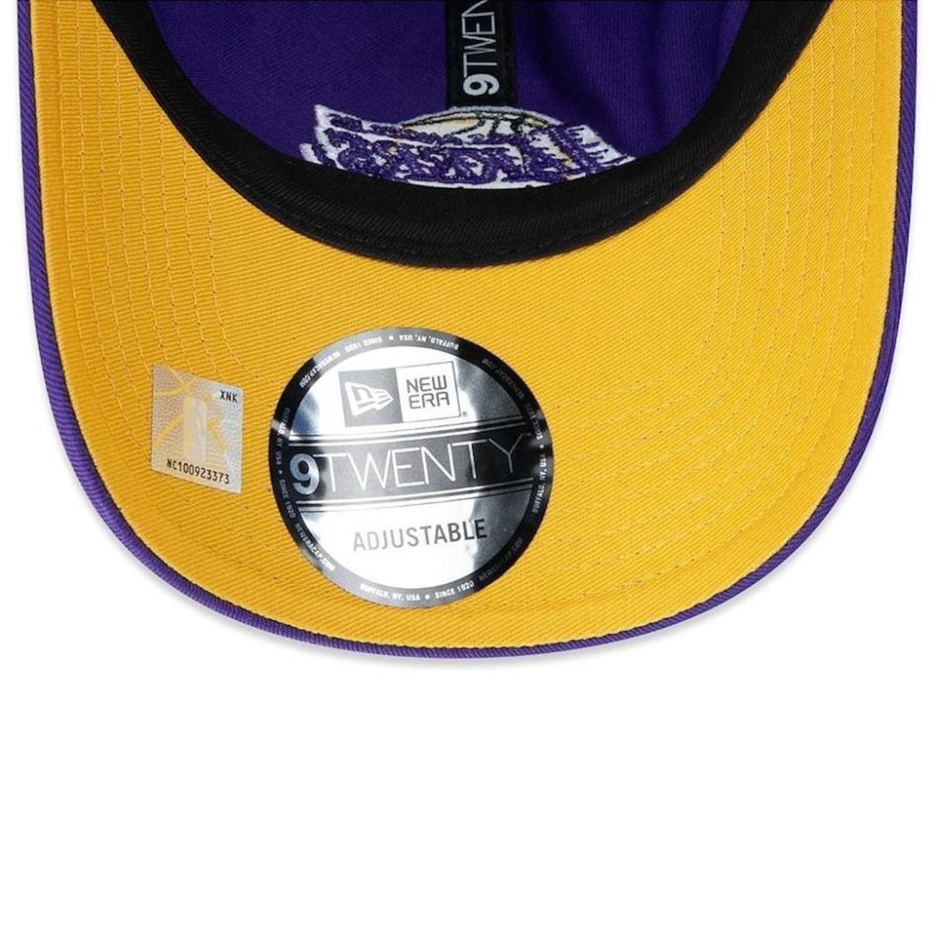 Boné New Era 920 Los Angeles Lakers Core Aba Curva - Strapback - Adulto - Foto 5