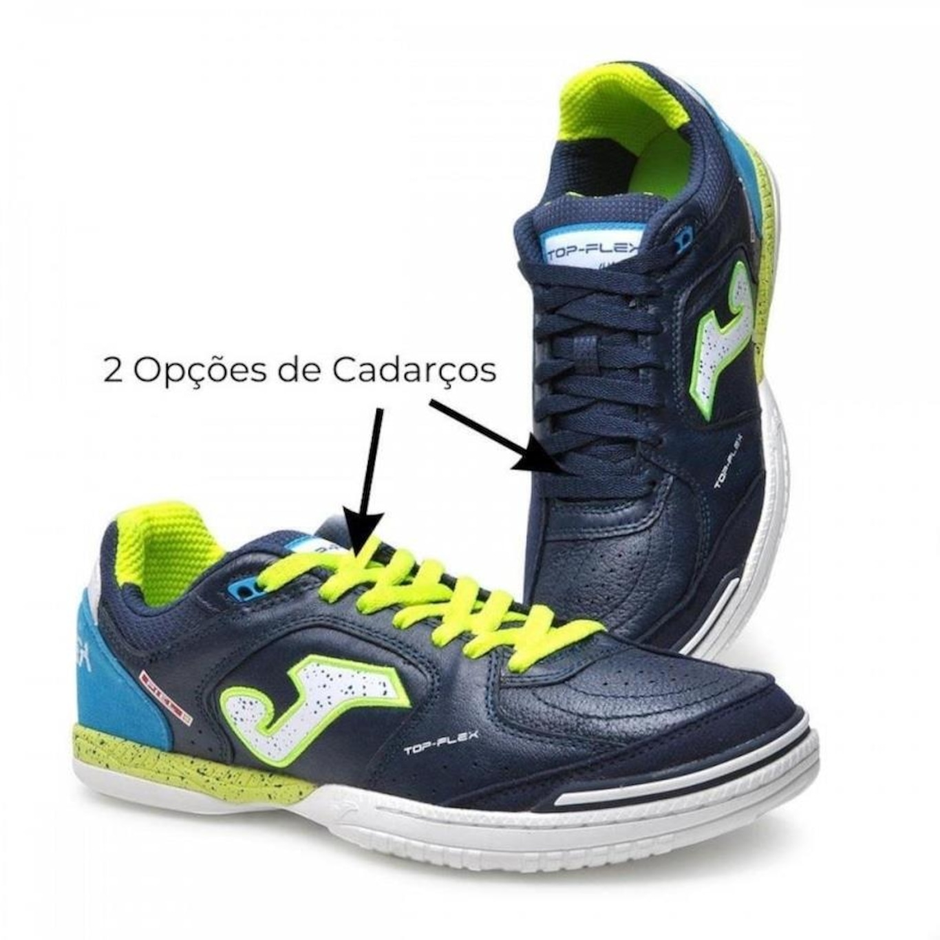 Chuteira Futsal Joma Top Flex 2303 Indoor - Adulto - Foto 4