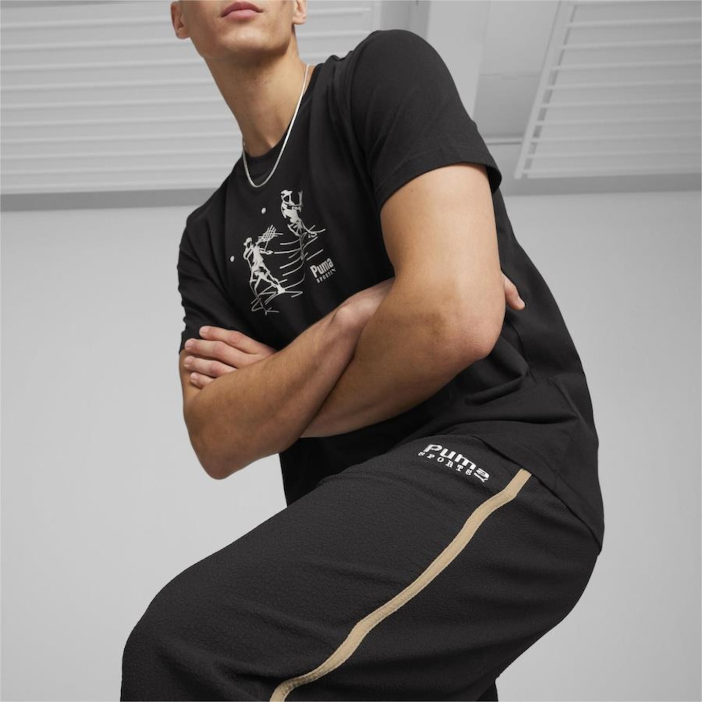 Calça Track Puma Team - Masculina - Foto 5