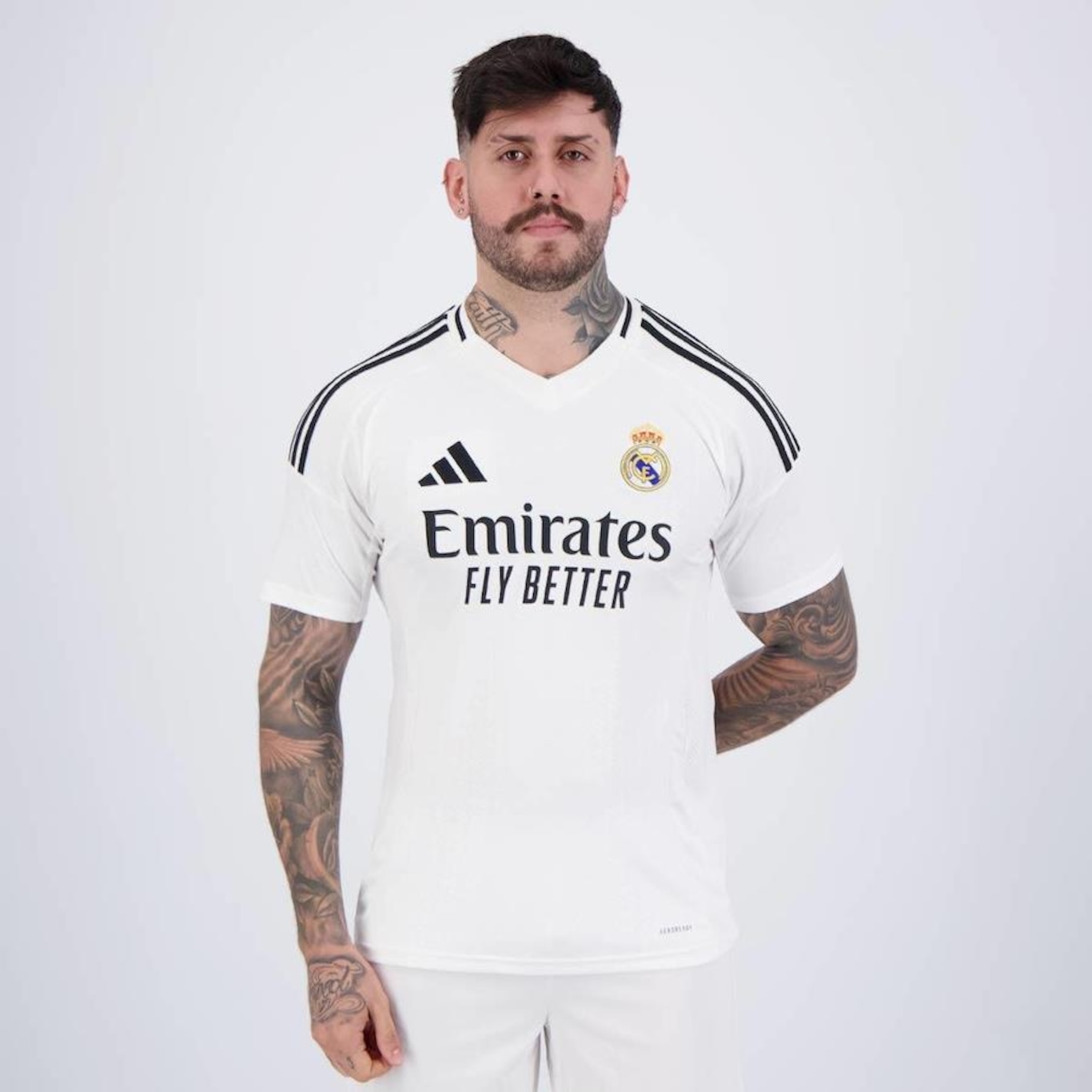 Camisa Real Madrid 2025 adidas Home 16 Endrick - Masculina - Foto 1