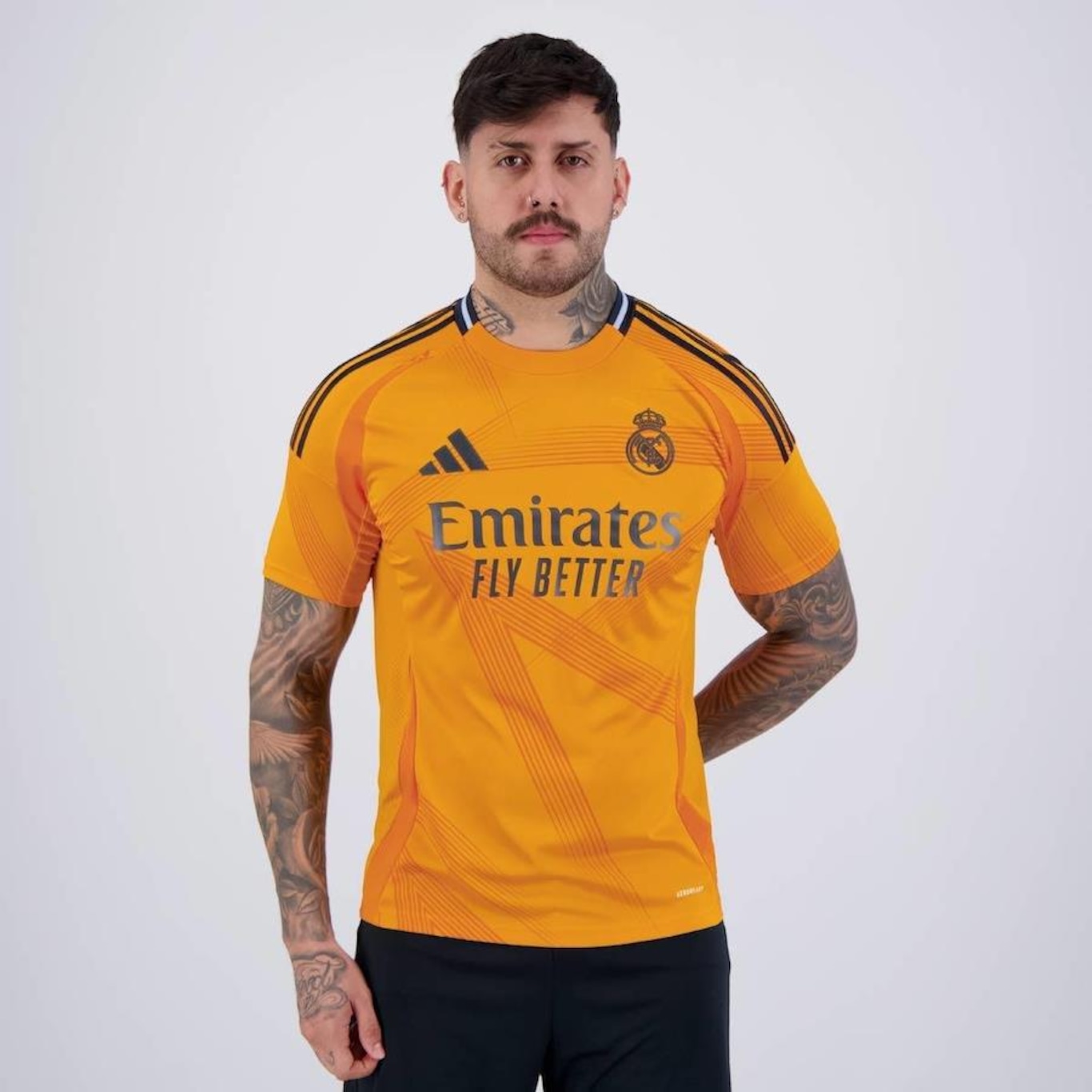 Camisa Real Madrid 2025 adidas Away 16 Endrick - Masculina - Foto 1