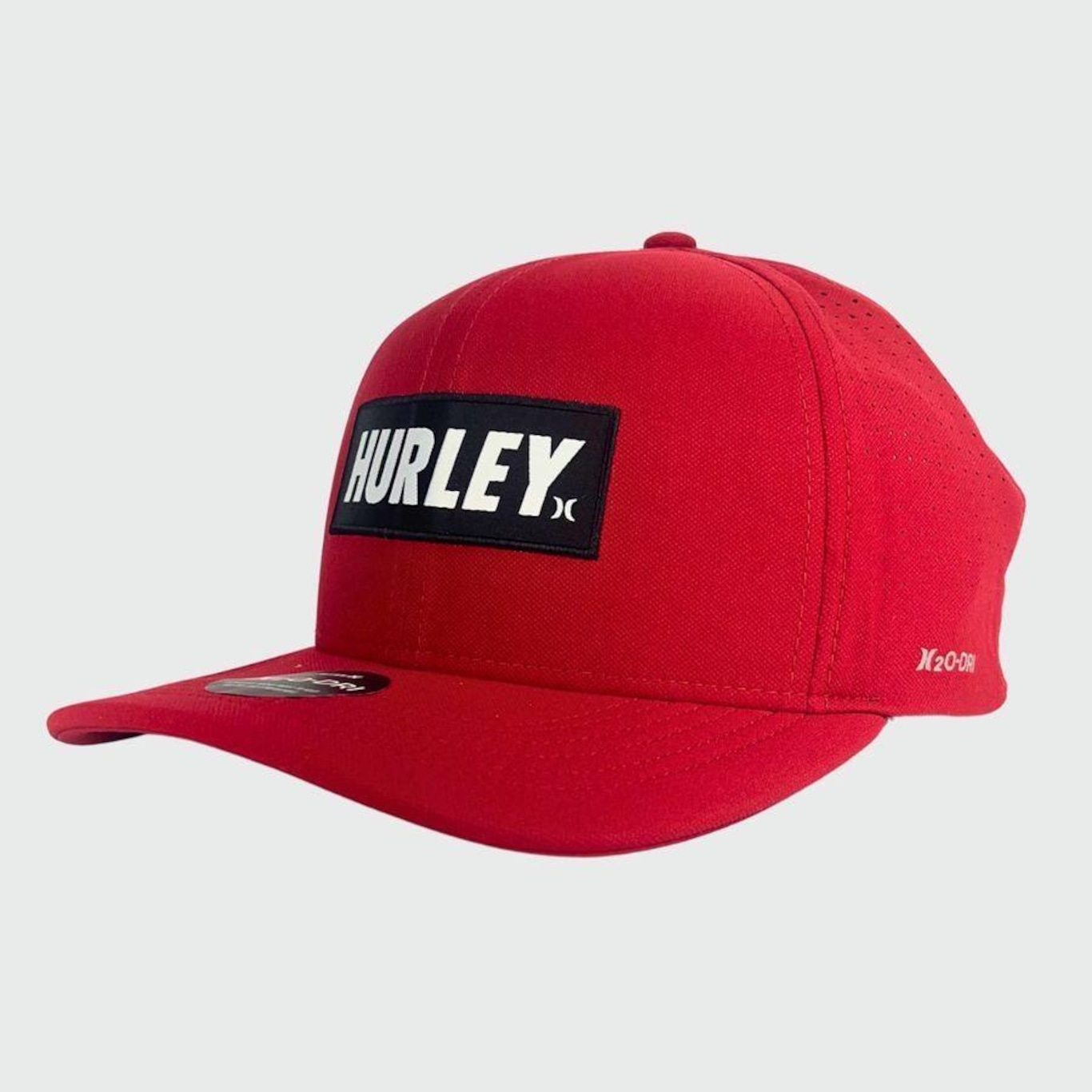 Boné Aba Curva Hurley Label - Snapback - Adulto - Foto 1