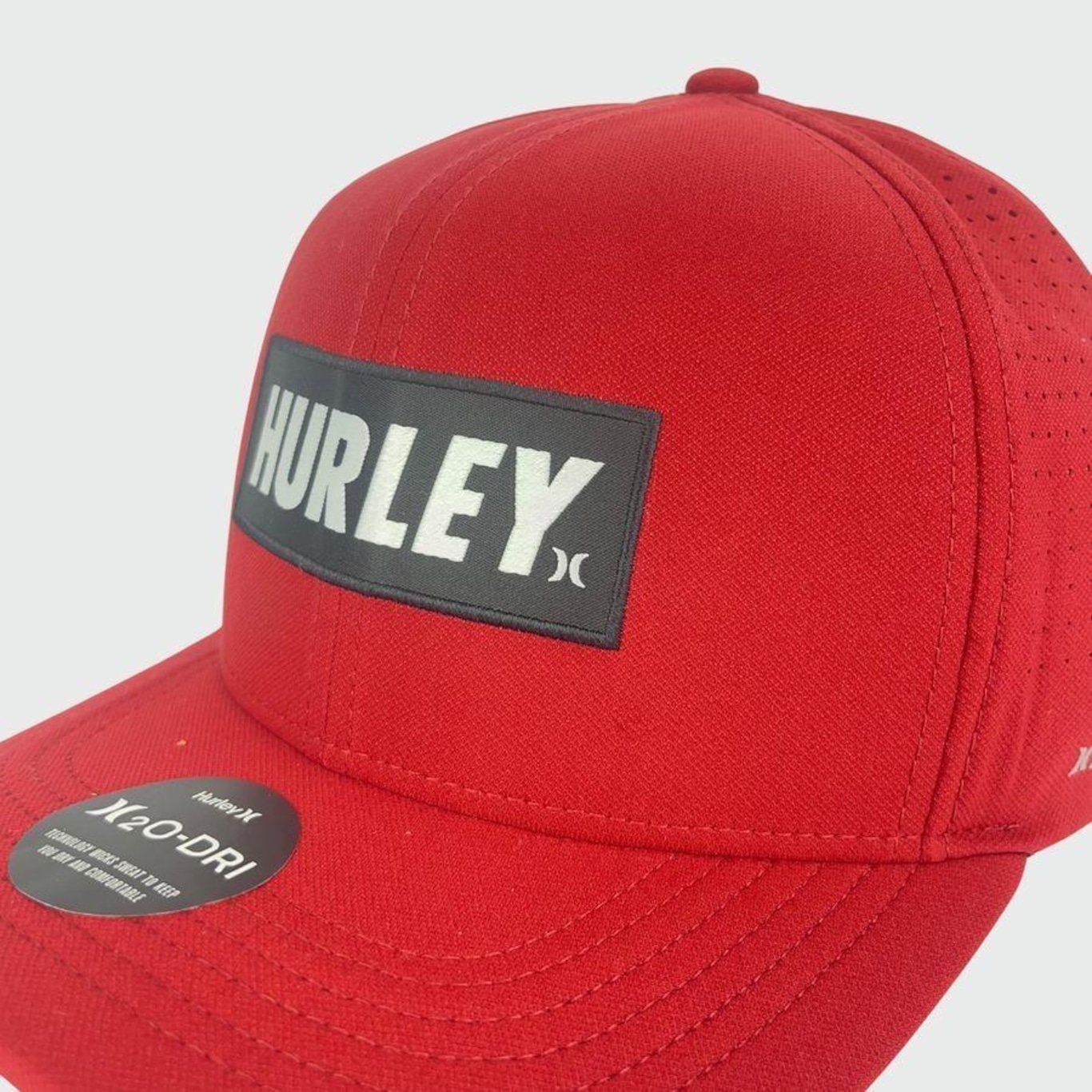 Boné Aba Curva Hurley Label - Snapback - Adulto - Foto 2