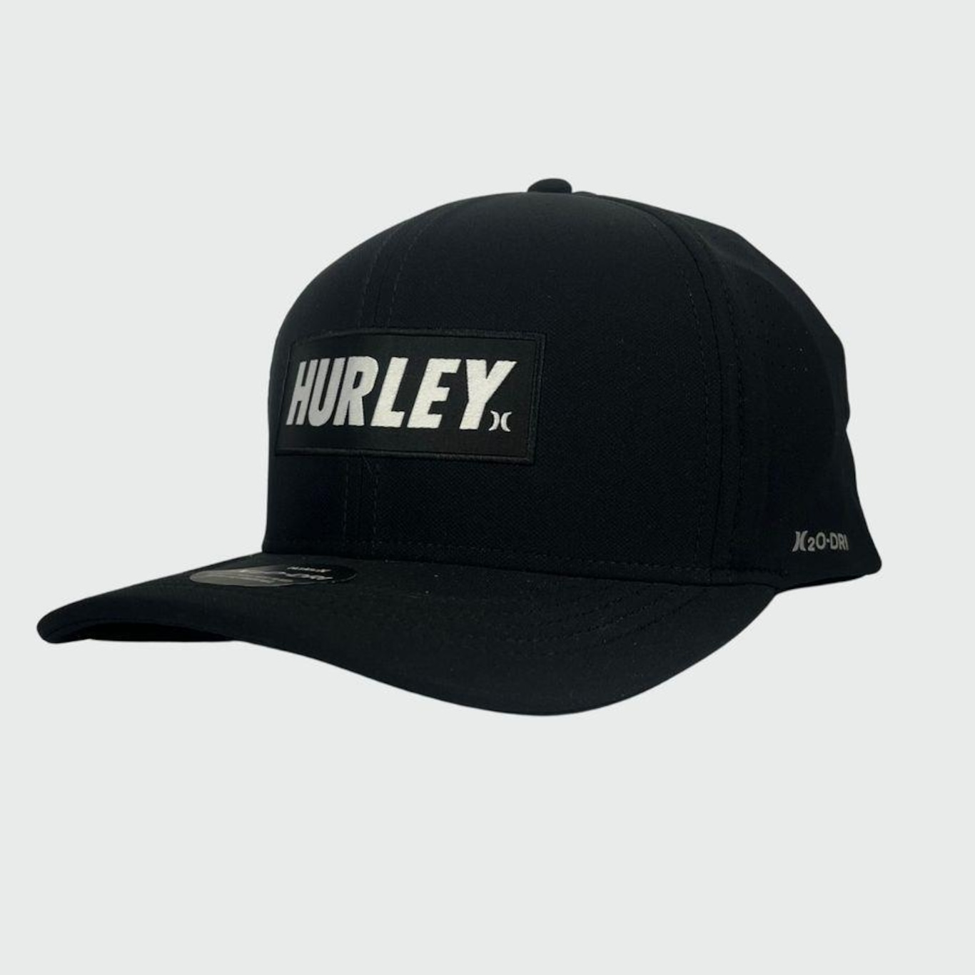 Boné Aba Curva Hurley Label - Snapback - Adulto - Foto 1