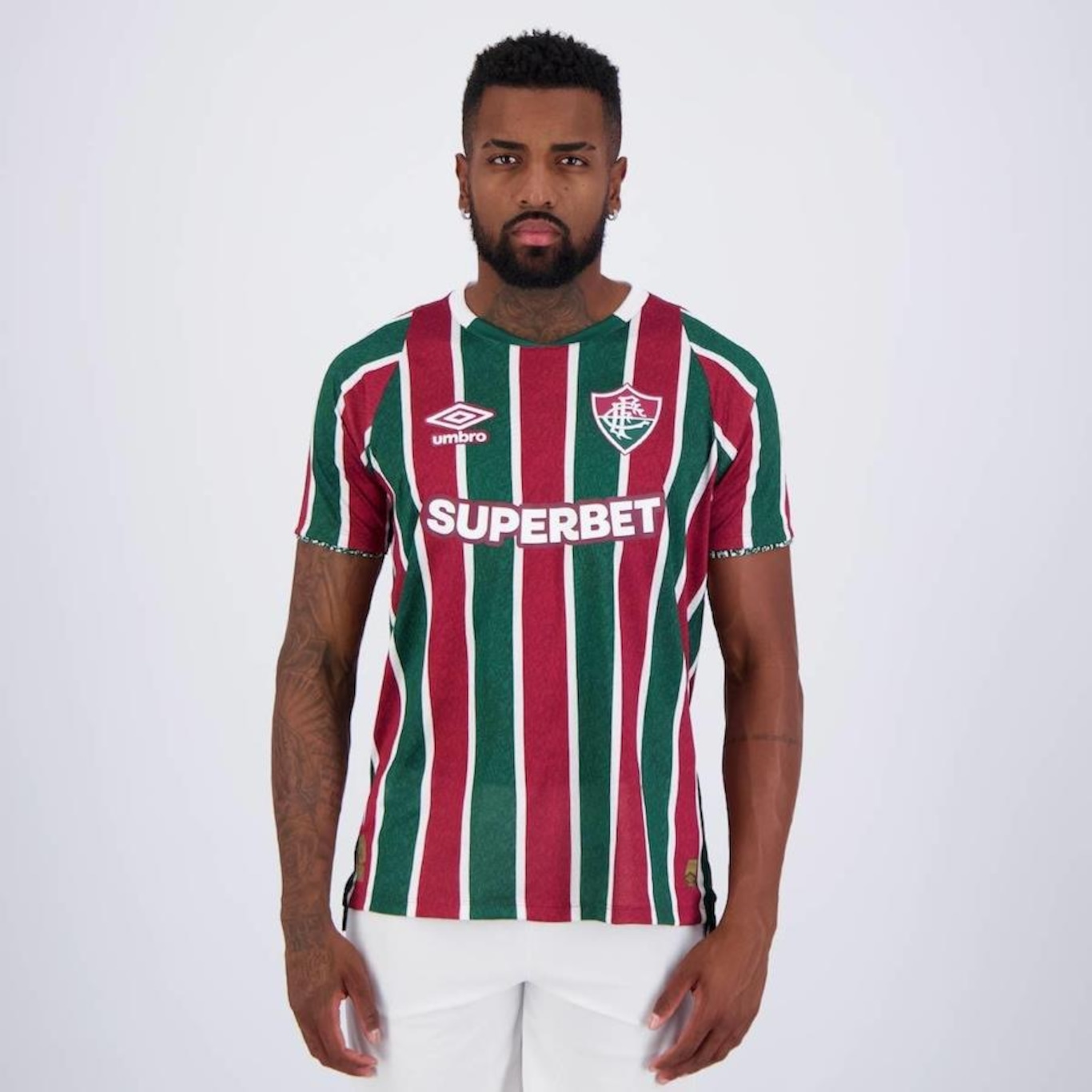 Camisa Umbro Fluminense I 2024 Jogador - Masculina - Foto 1