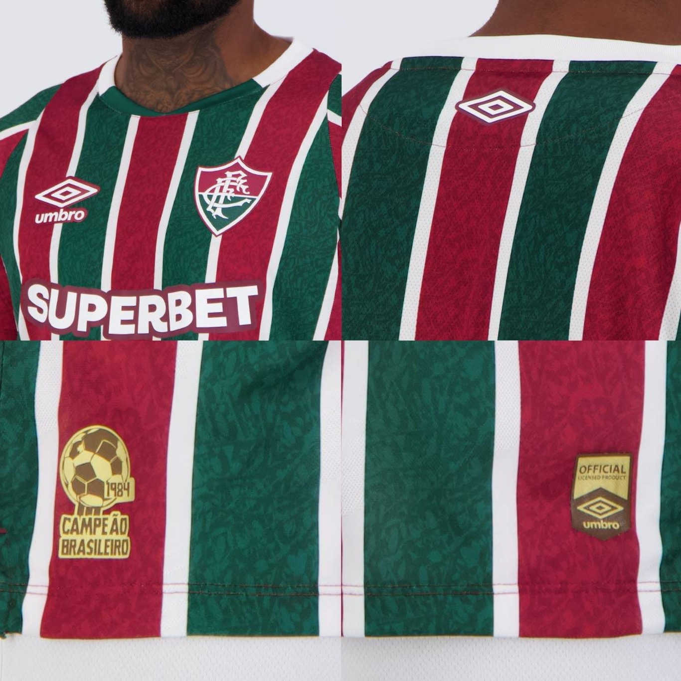 Camisa Umbro Fluminense I 2024 Jogador - Masculina - Foto 5