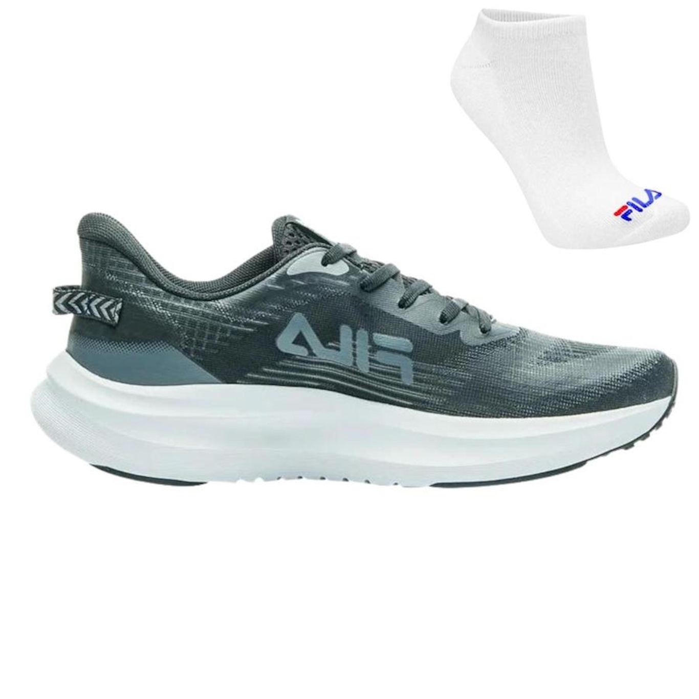 Kit Tênis Fila Racer Sky + Meia - Masculino - Foto 1