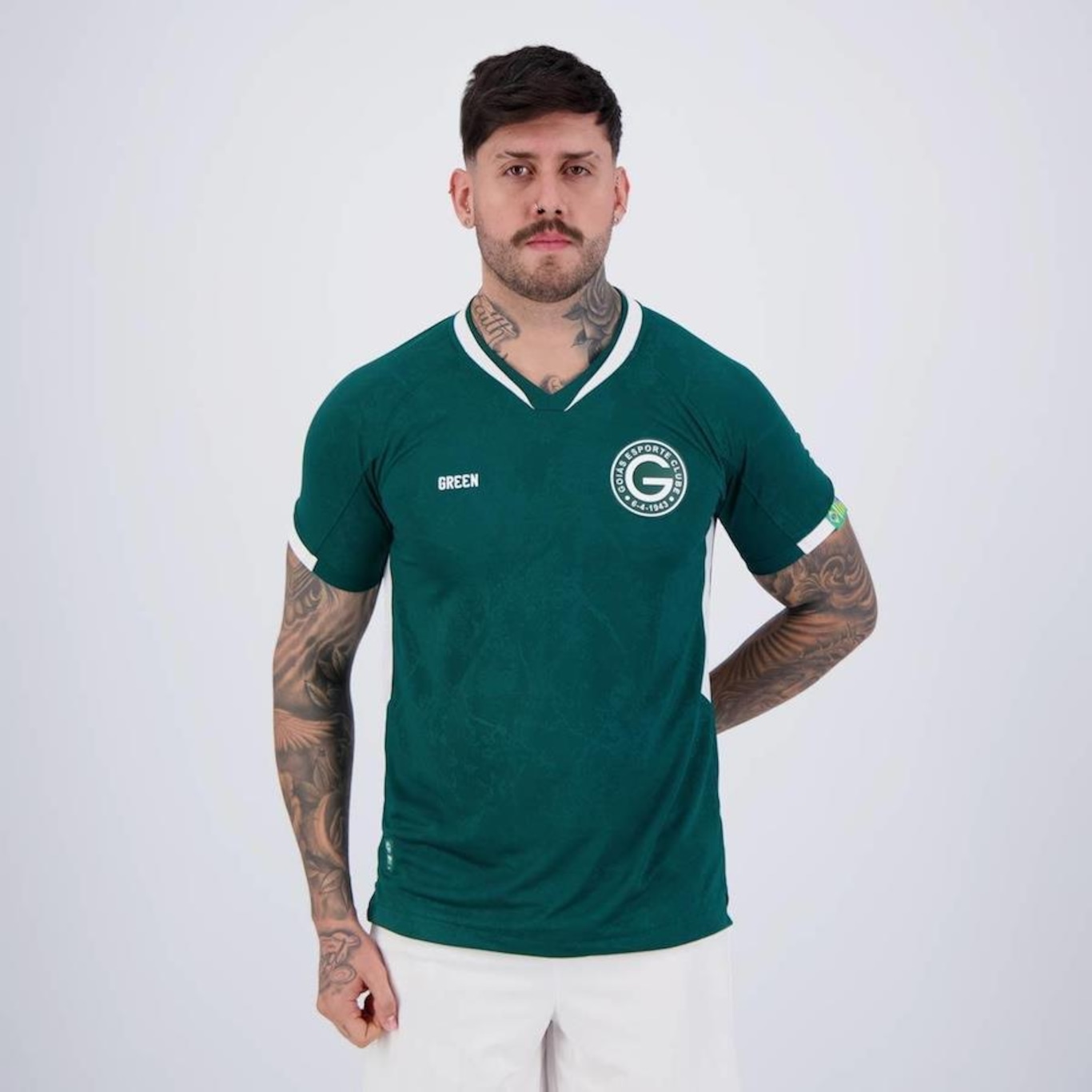 Camisa do Goiás I 2024 Gr33N - Masculina - Foto 1