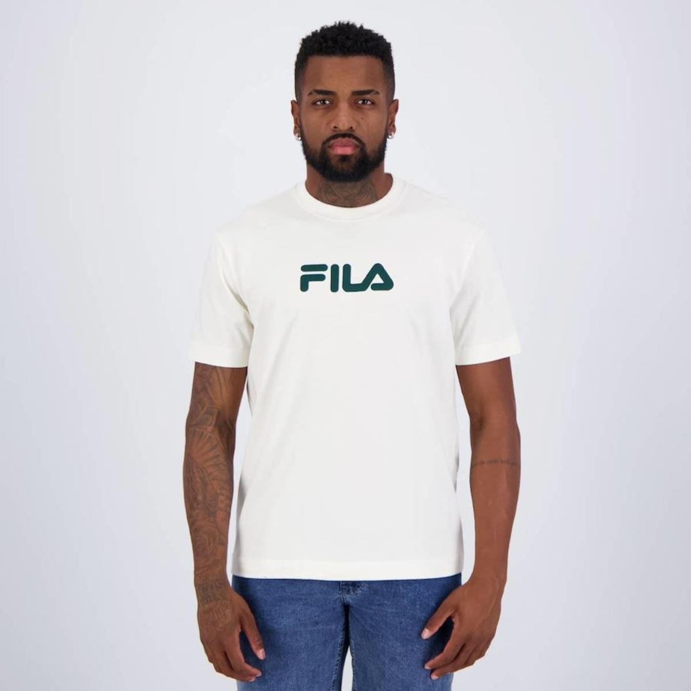 Camiseta Fila Comfort Letter - Masculina - Foto 1