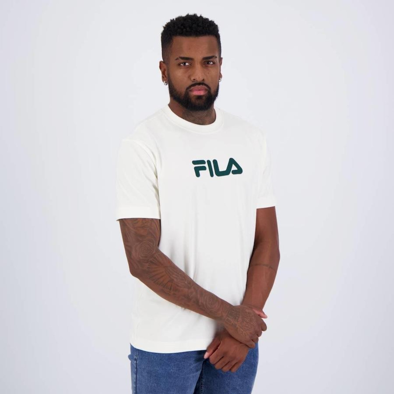 Camiseta Fila Comfort Letter - Masculina - Foto 2