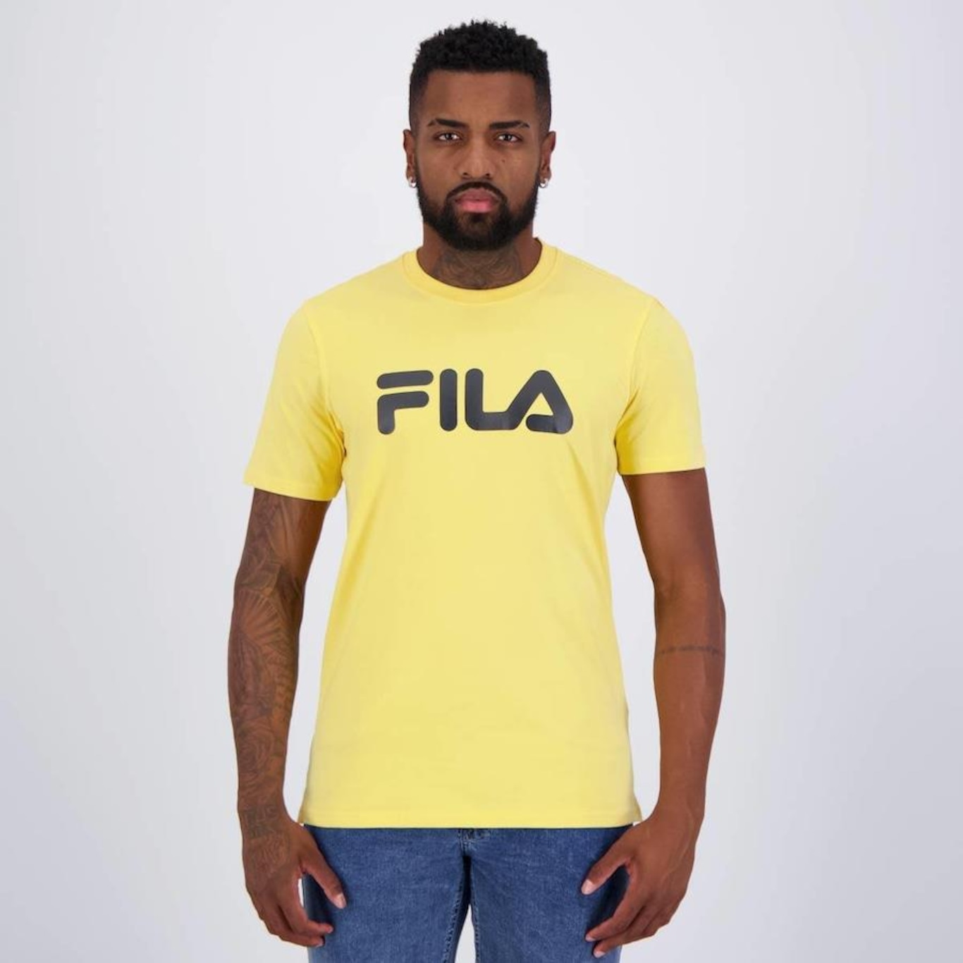 Camiseta Fila Letter Premium Iii - Masculina - Foto 1