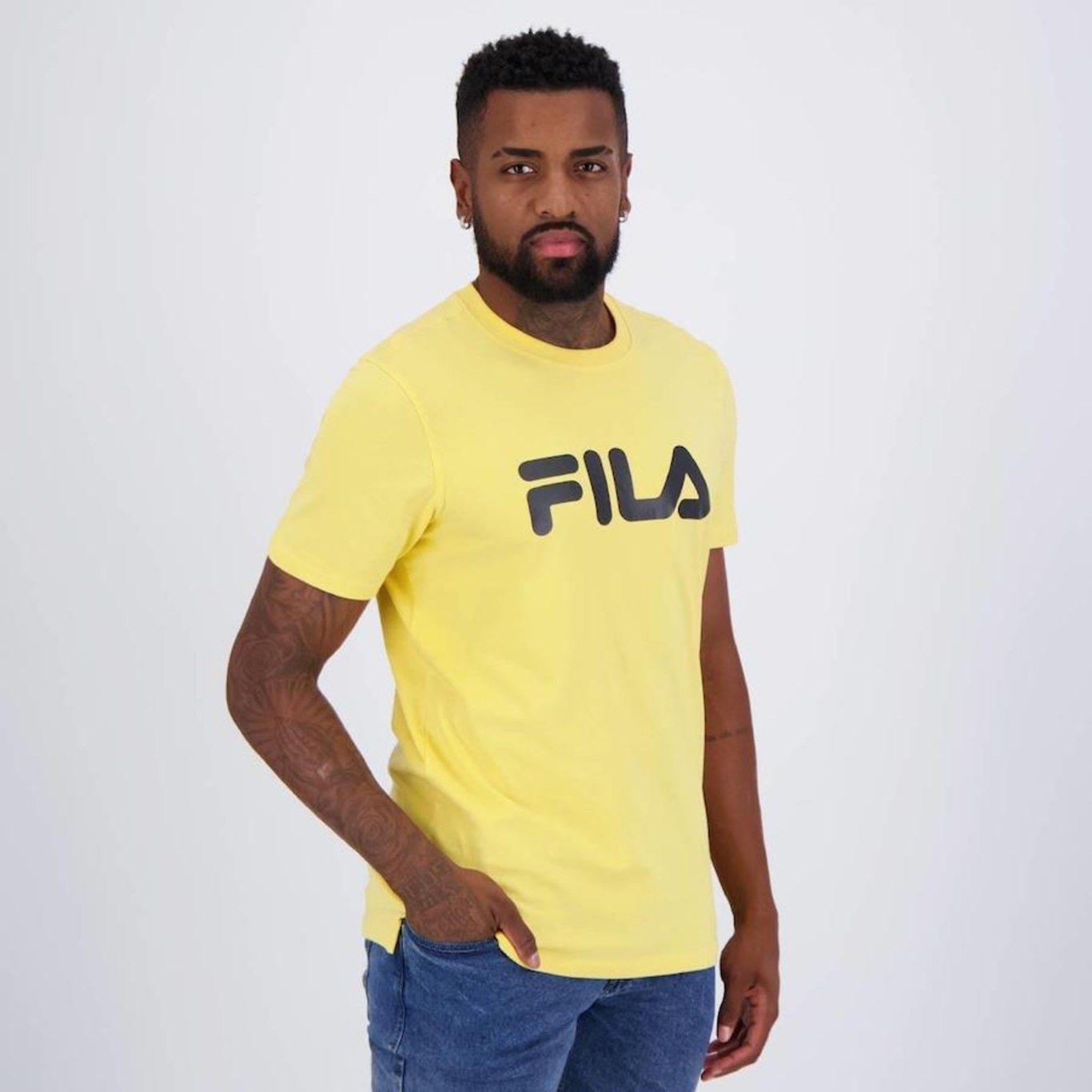 Camiseta Fila Letter Premium Iii - Masculina - Foto 2