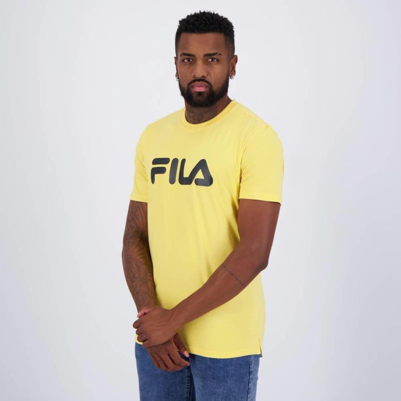 Camiseta Fila Letter Premium Iii - Masculina - Foto 3