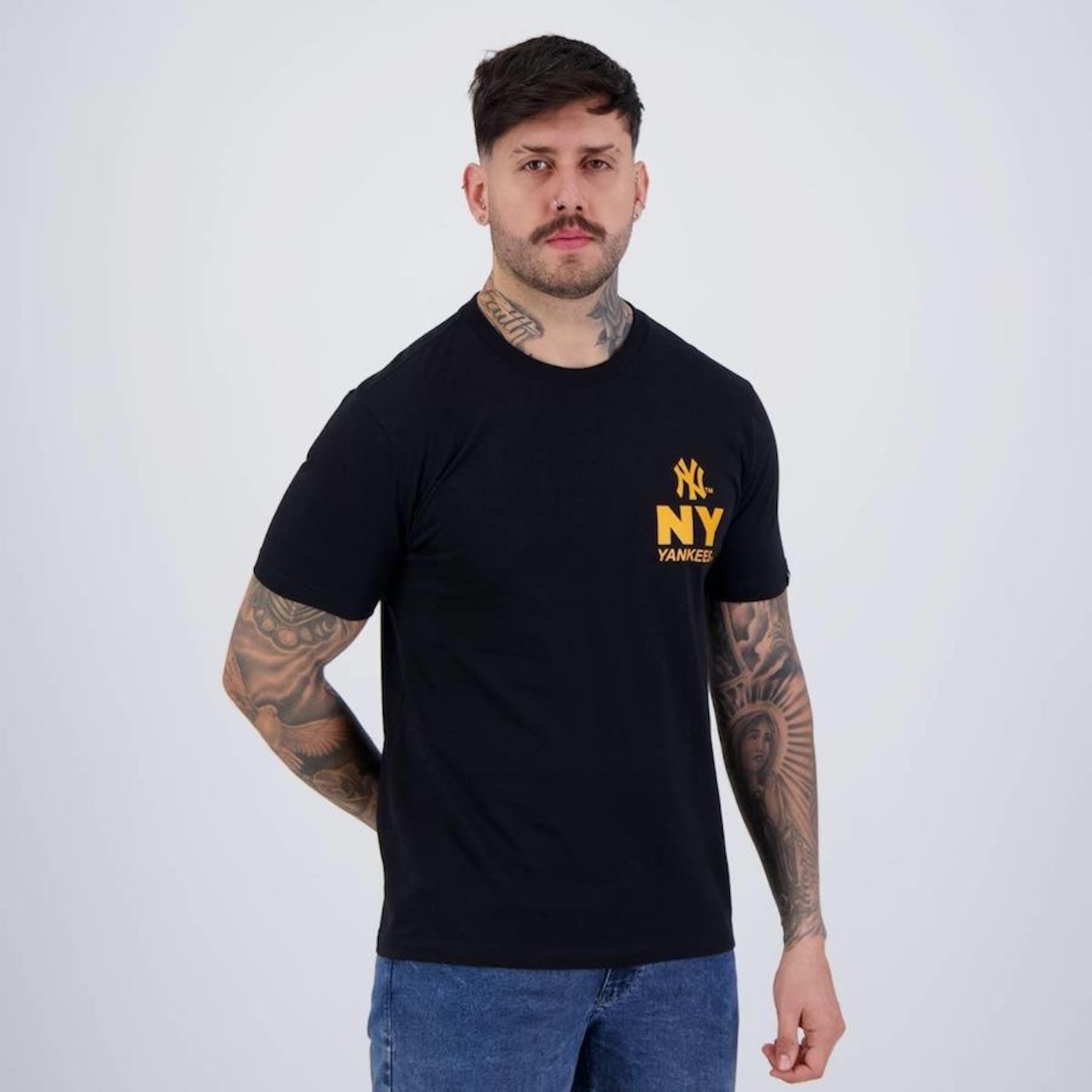 Camiseta New Era mlb New York Yankees Core - Masculina - Foto 2