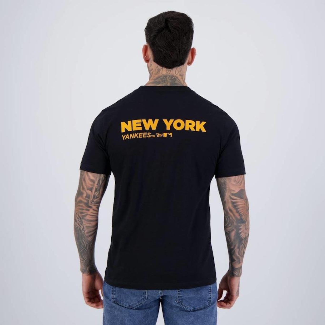 Camiseta New Era mlb New York Yankees Core - Masculina - Foto 4