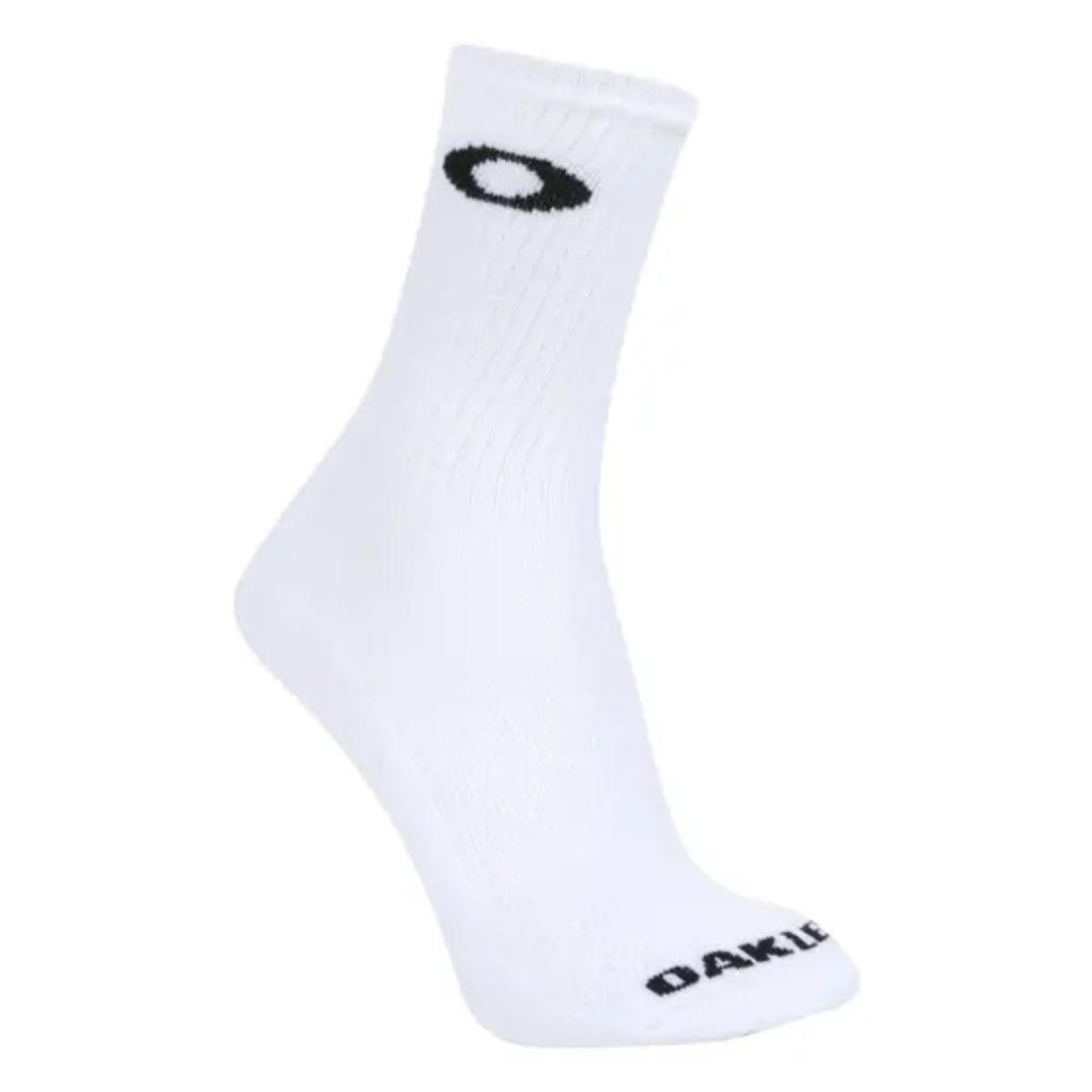 Kit Meias Oakley Cano Alto Essential Crew Sock com 3 Pares - Adulto - Foto 2