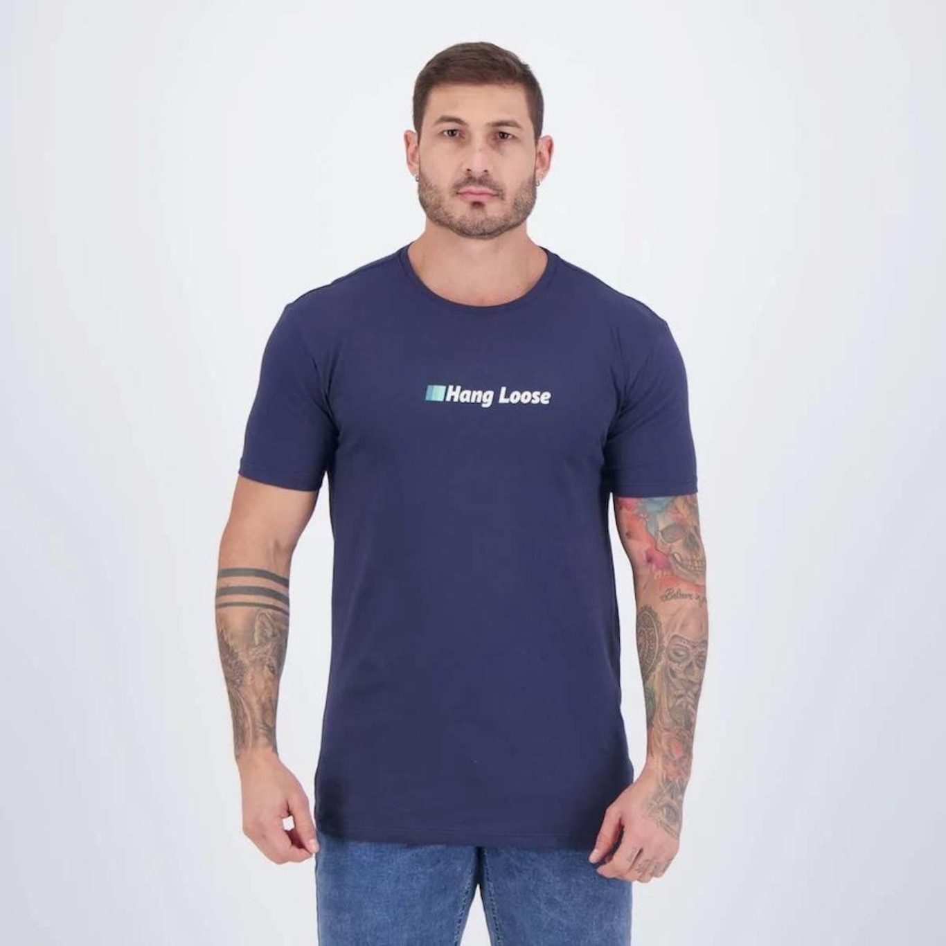 Kit 02 Camisetas Hang Loose - Masculina - Foto 4