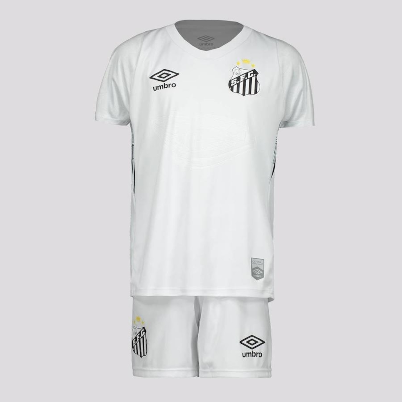 Conjunto do Santos Umbro I 2024 - Infantil - Foto 1