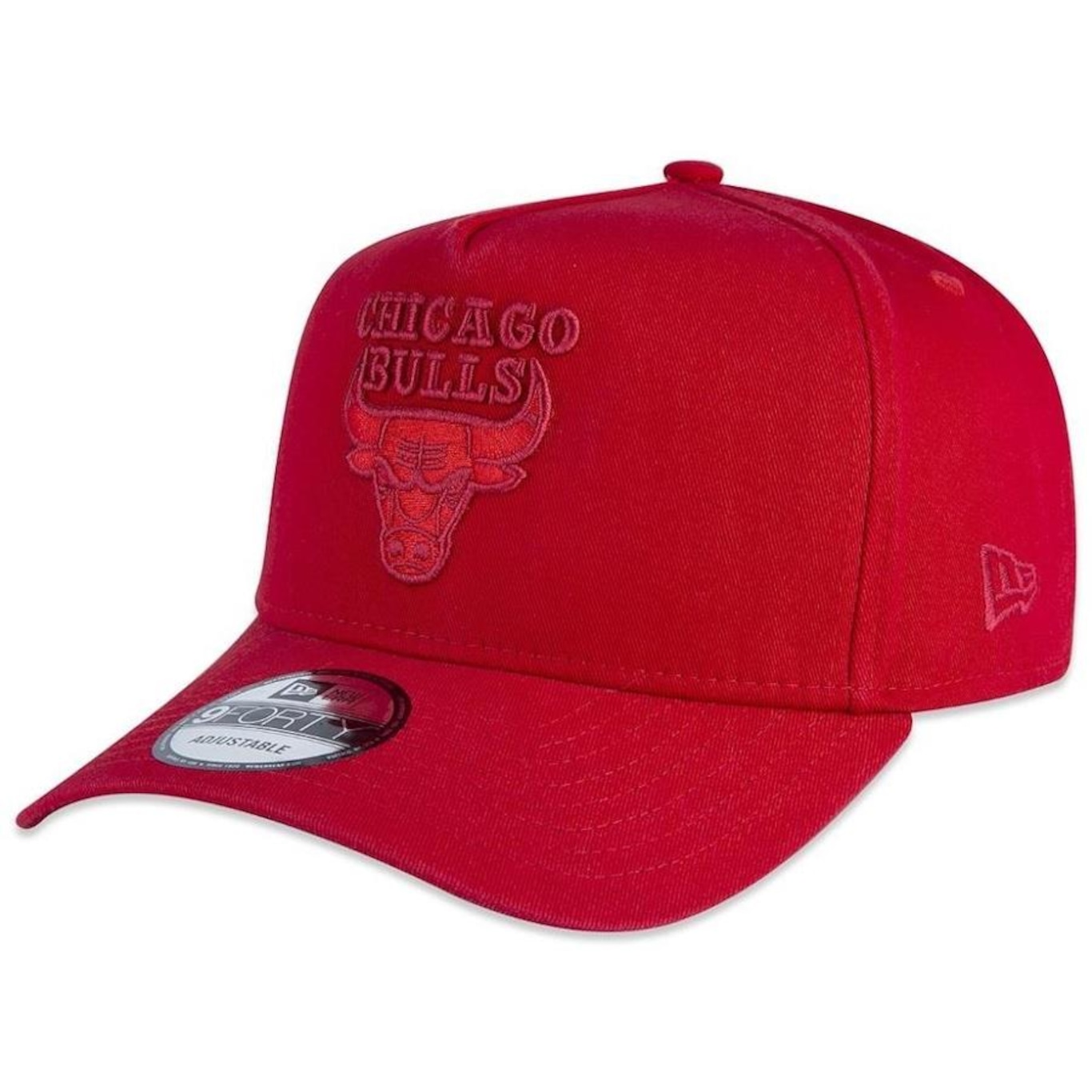 Boné Aba Curva New Era 940 A-Frame Chicago Bulls Core Essentials Style - Snapback - Adulto - Foto 1